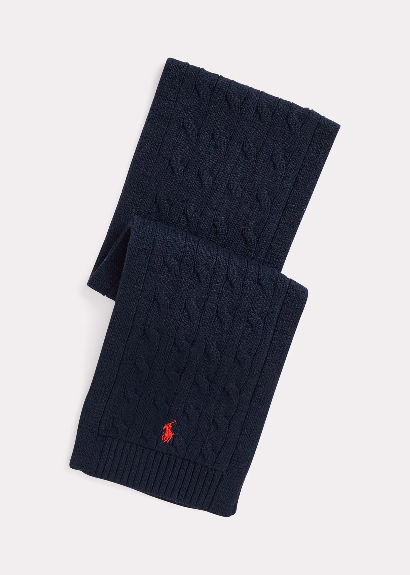 Baumwollschal mit Zopfmuster - RALPH LAUREN OUTLET