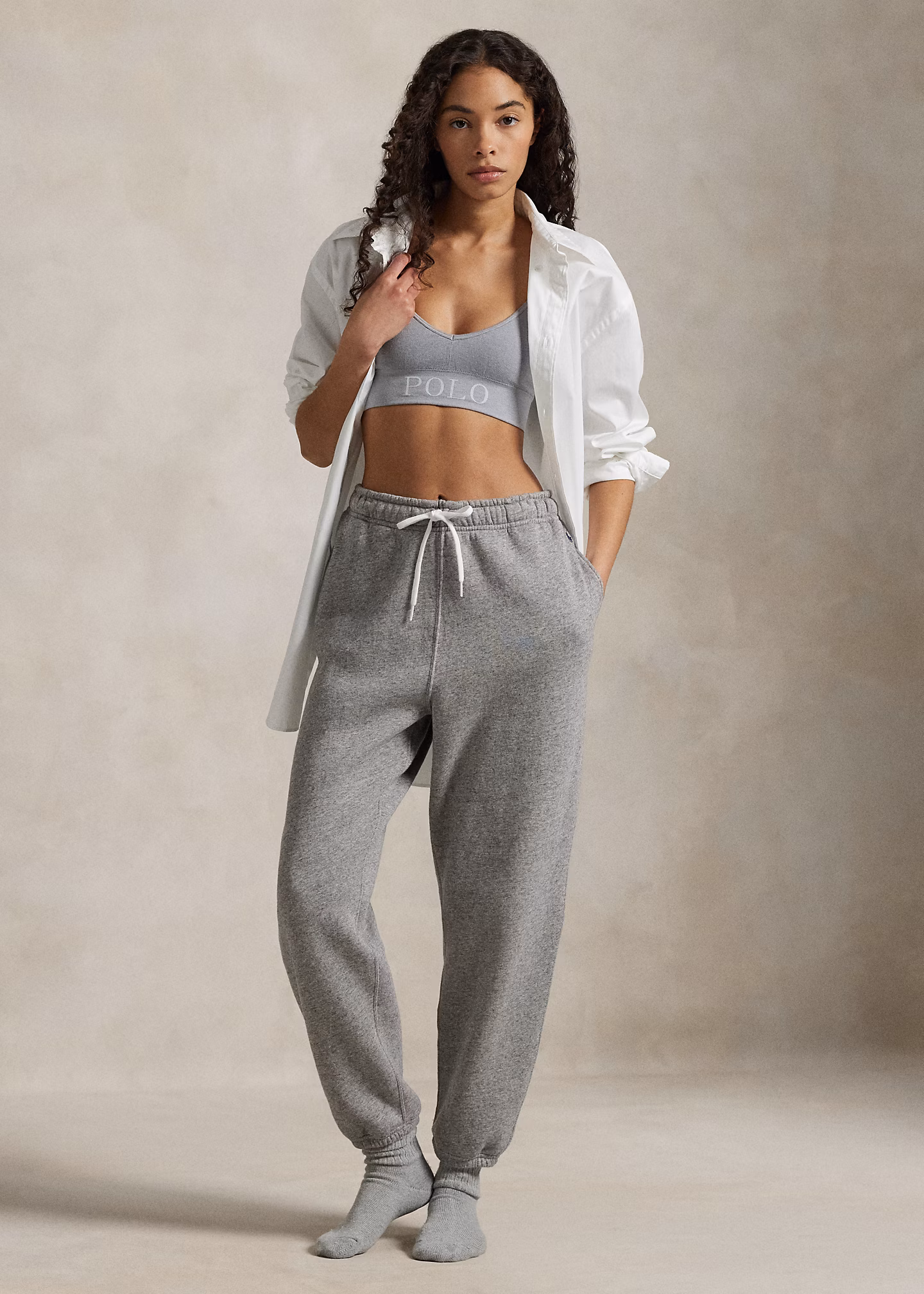 Bustier mit V-Ausschnitt und Logo - RALPH LAUREN OUTLET