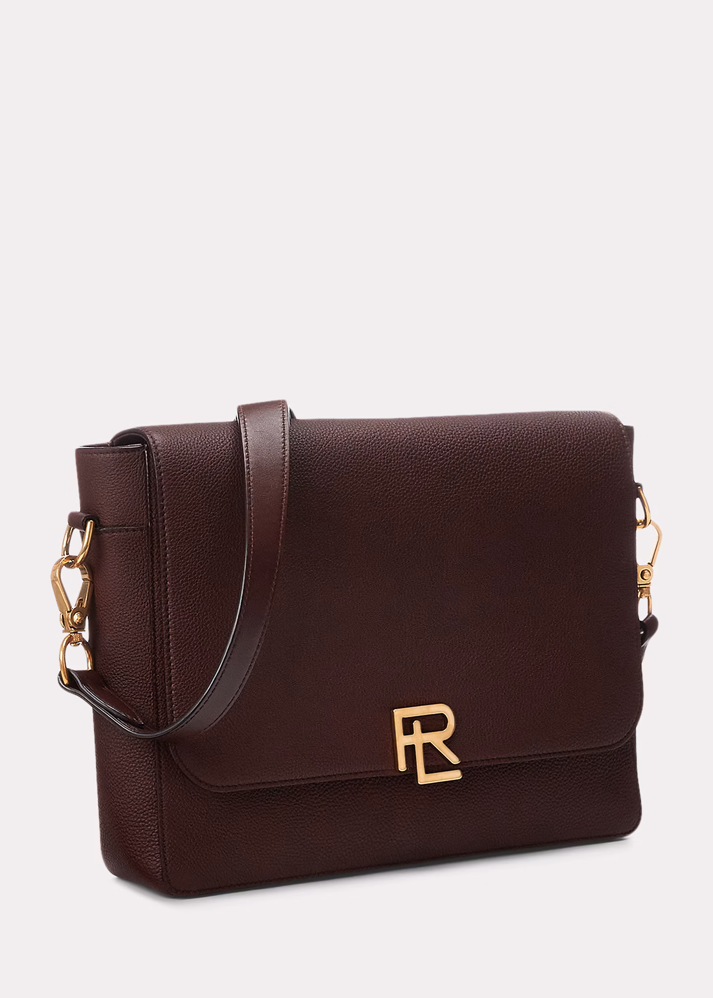 Umhängetasche RL aus Kalbsnarbenleder - RALPH LAUREN OUTLET