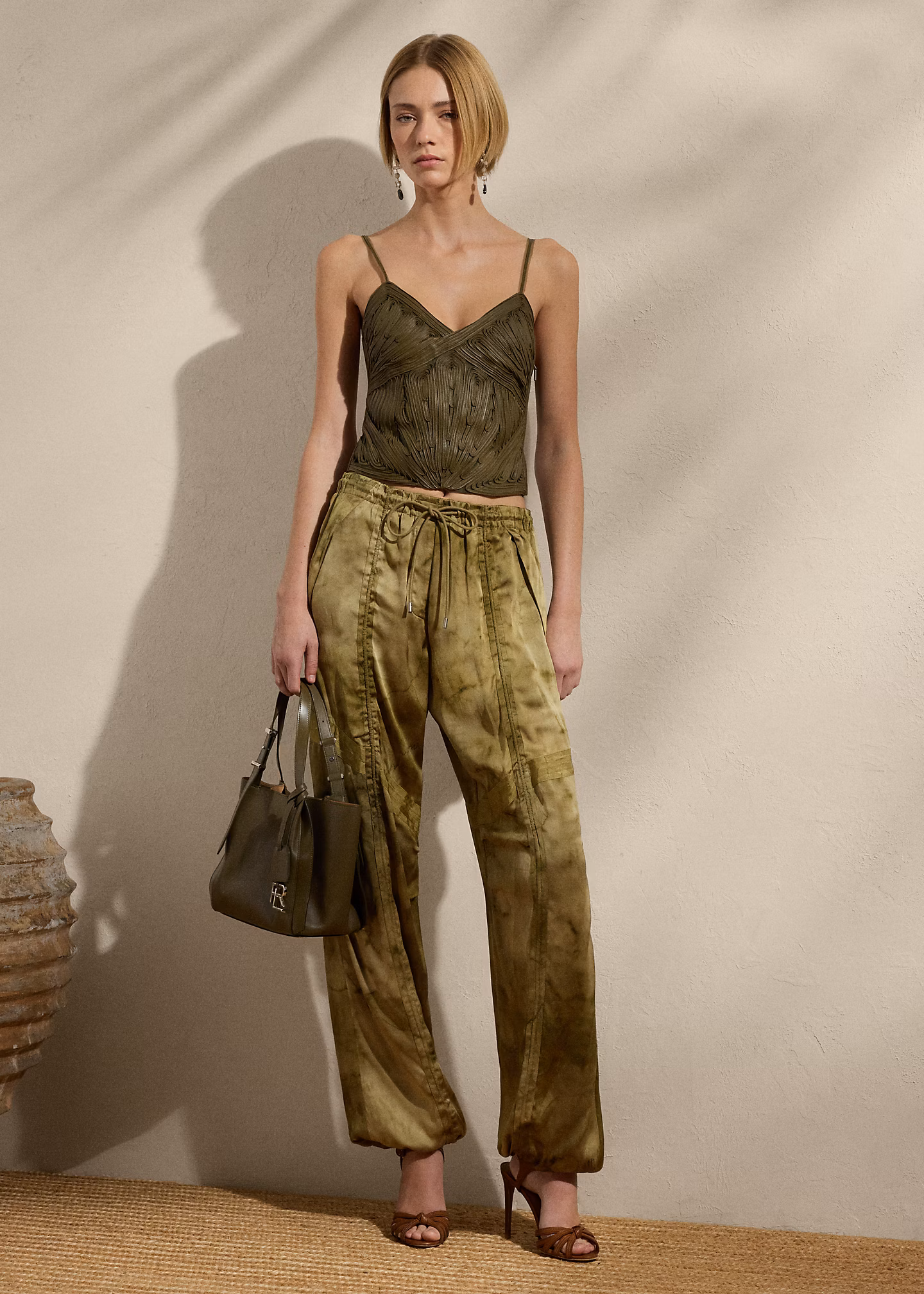 Bedruckte Seidencharmeuse-Hose Killian - RALPH LAUREN OUTLET