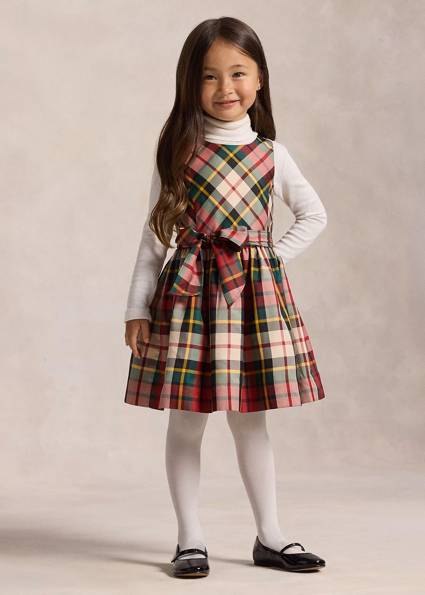 Kariertes Taftkleid - RALPH LAUREN OUTLET