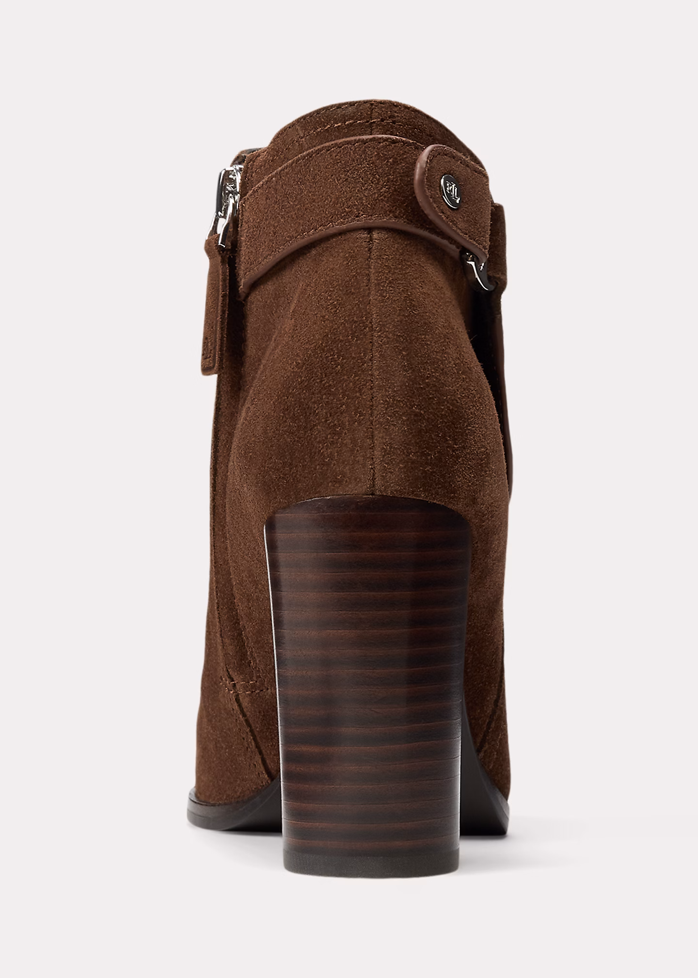 Wildleder-Stiefelette Tasha mit Absatz - RALPH LAUREN OUTLET