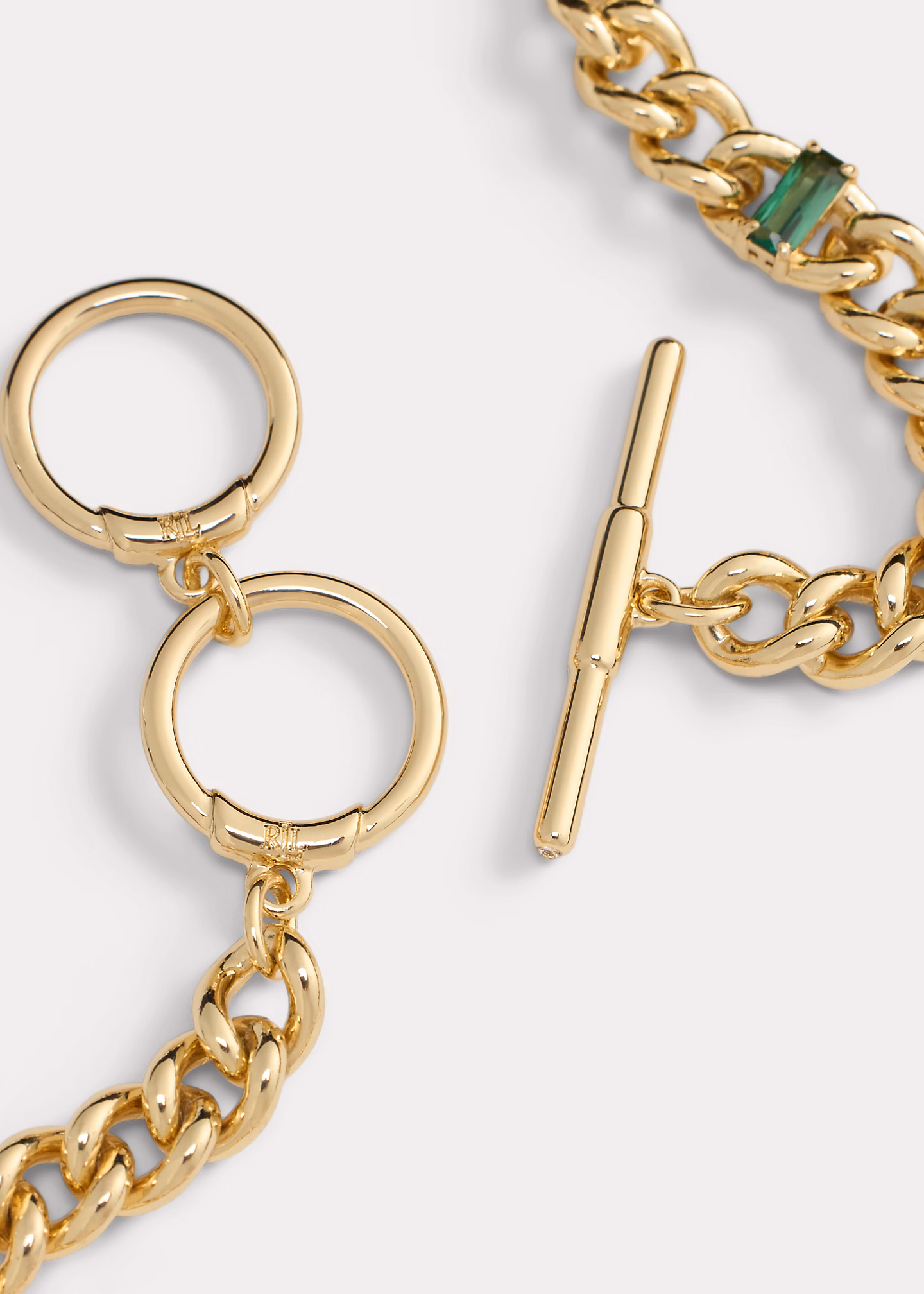 Vergoldetes Collier mit Ziersteinen - RALPH LAUREN OUTLET