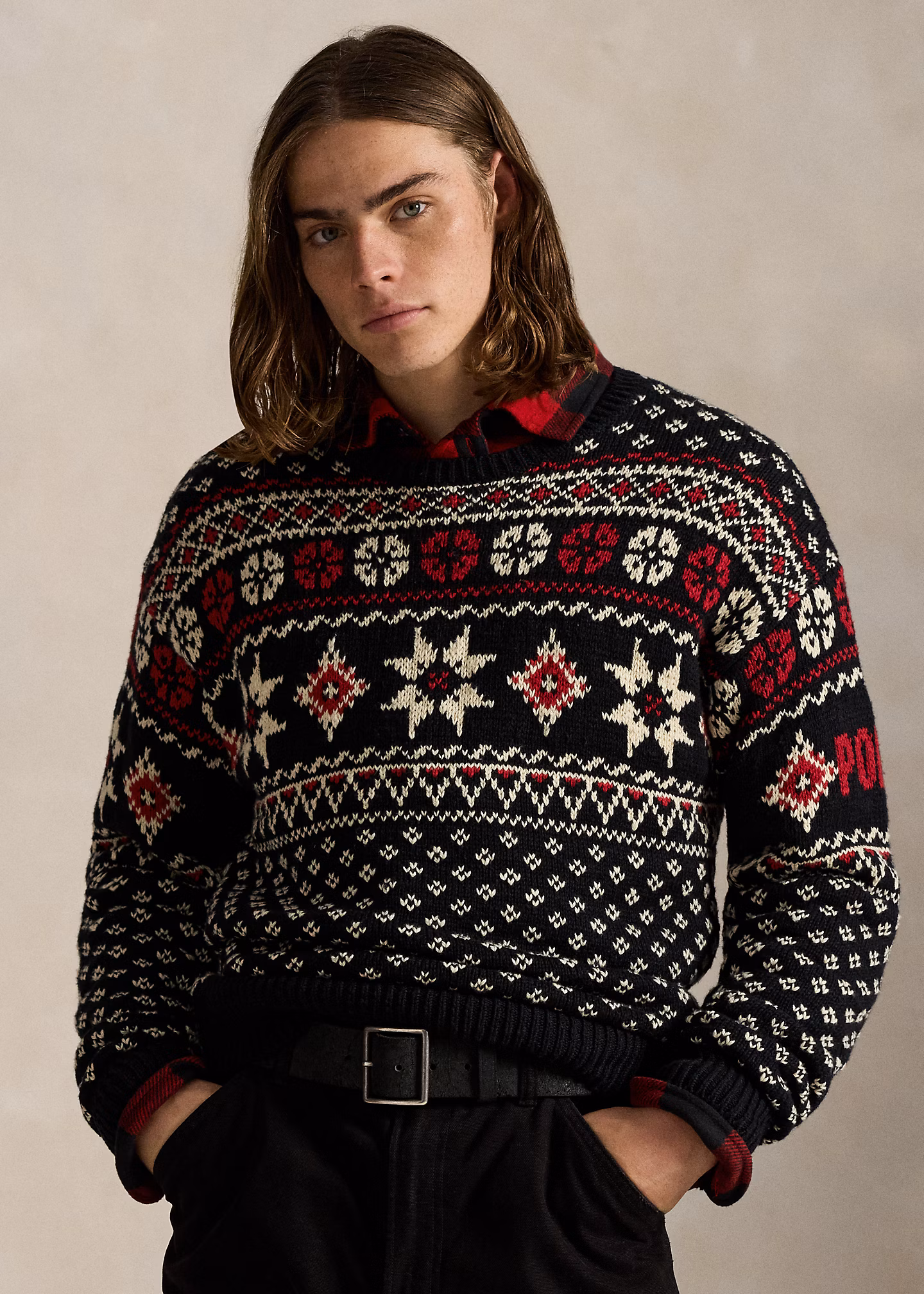 Pullover mit Schneeflockenmotiv - RALPH LAUREN OUTLET