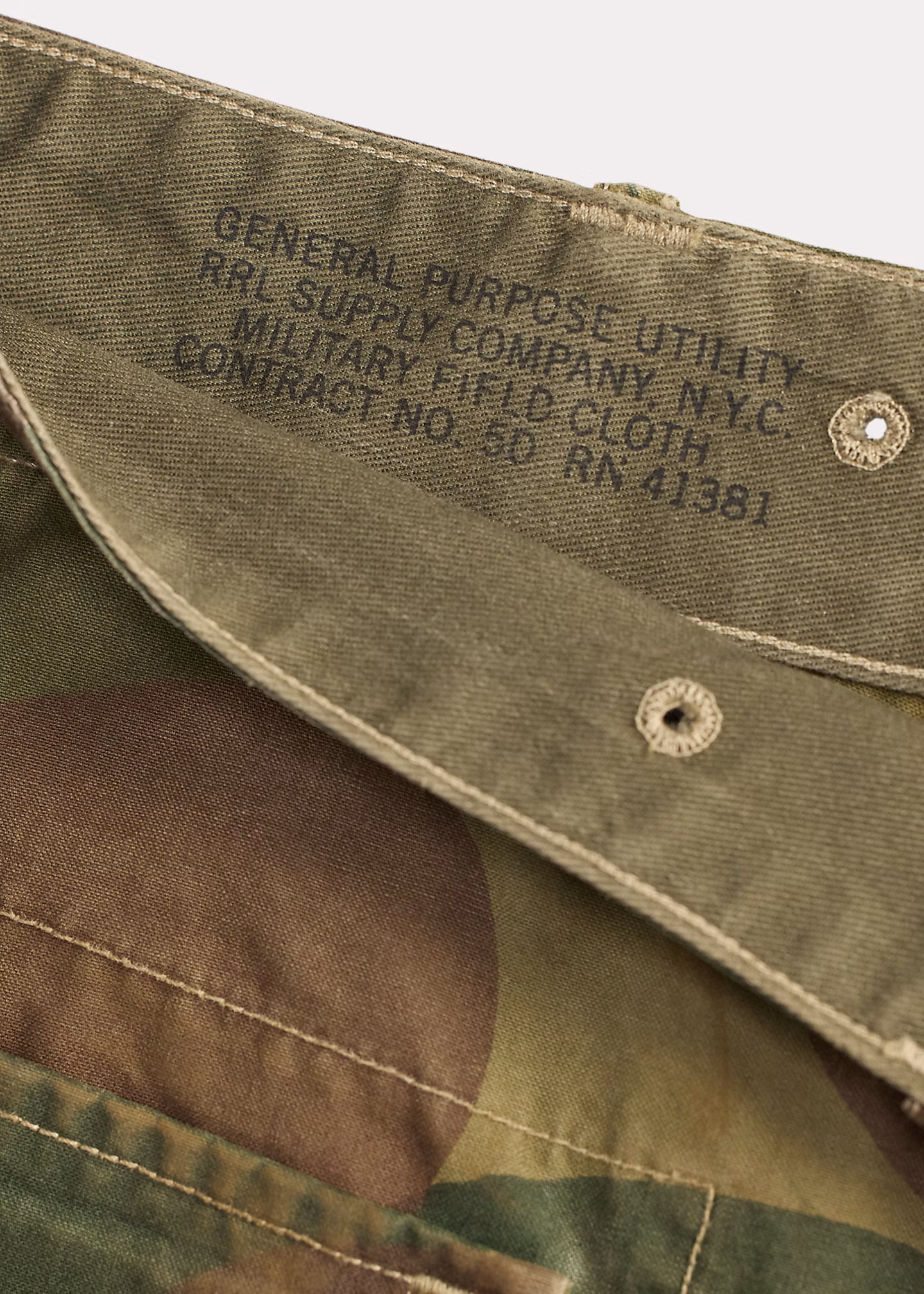 Cargo-Feldhose aus Camouflage-Popeline - RALPH LAUREN OUTLET