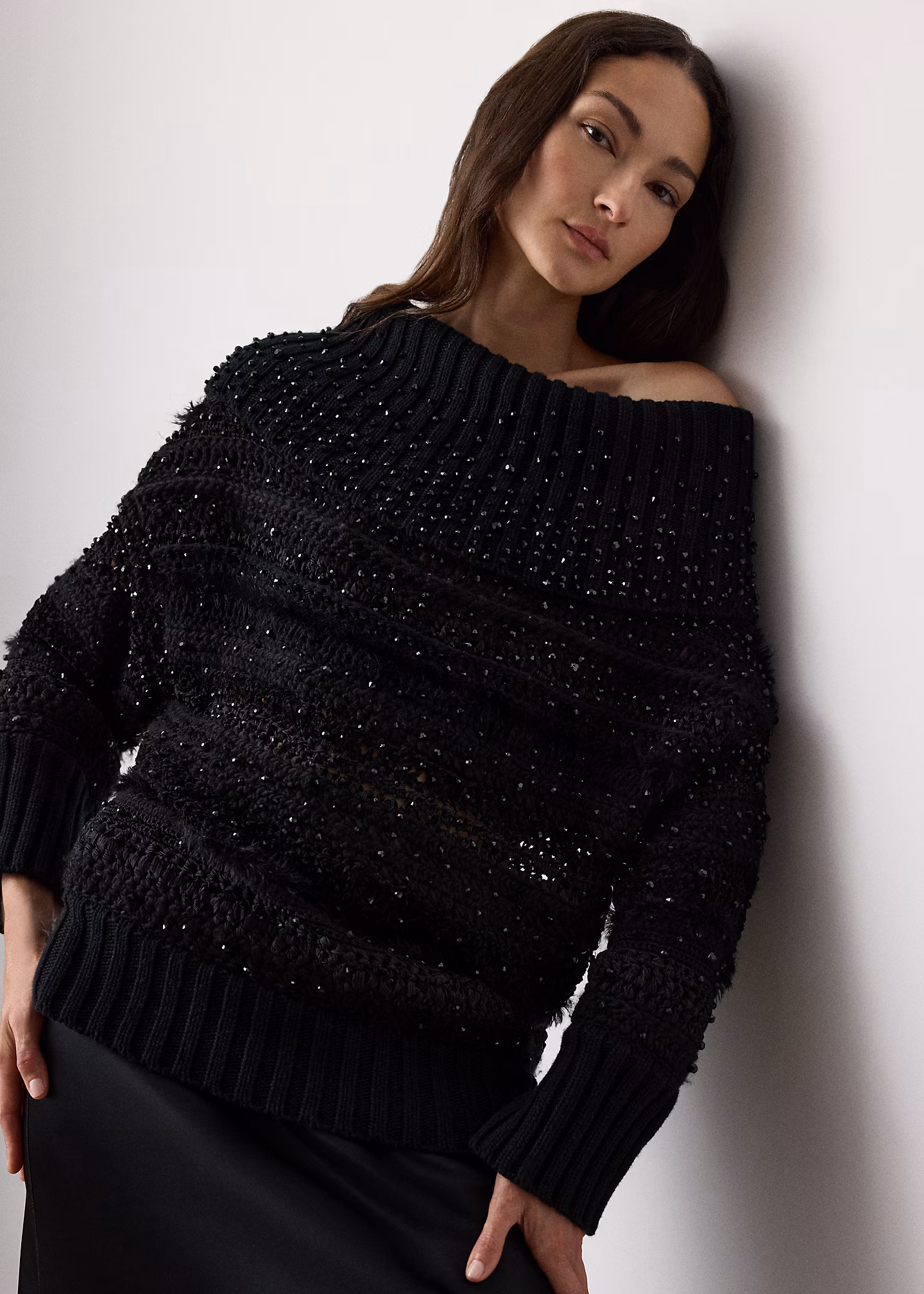 Schulterfreier Pullover mit Verzierung - RALPH LAUREN OUTLET