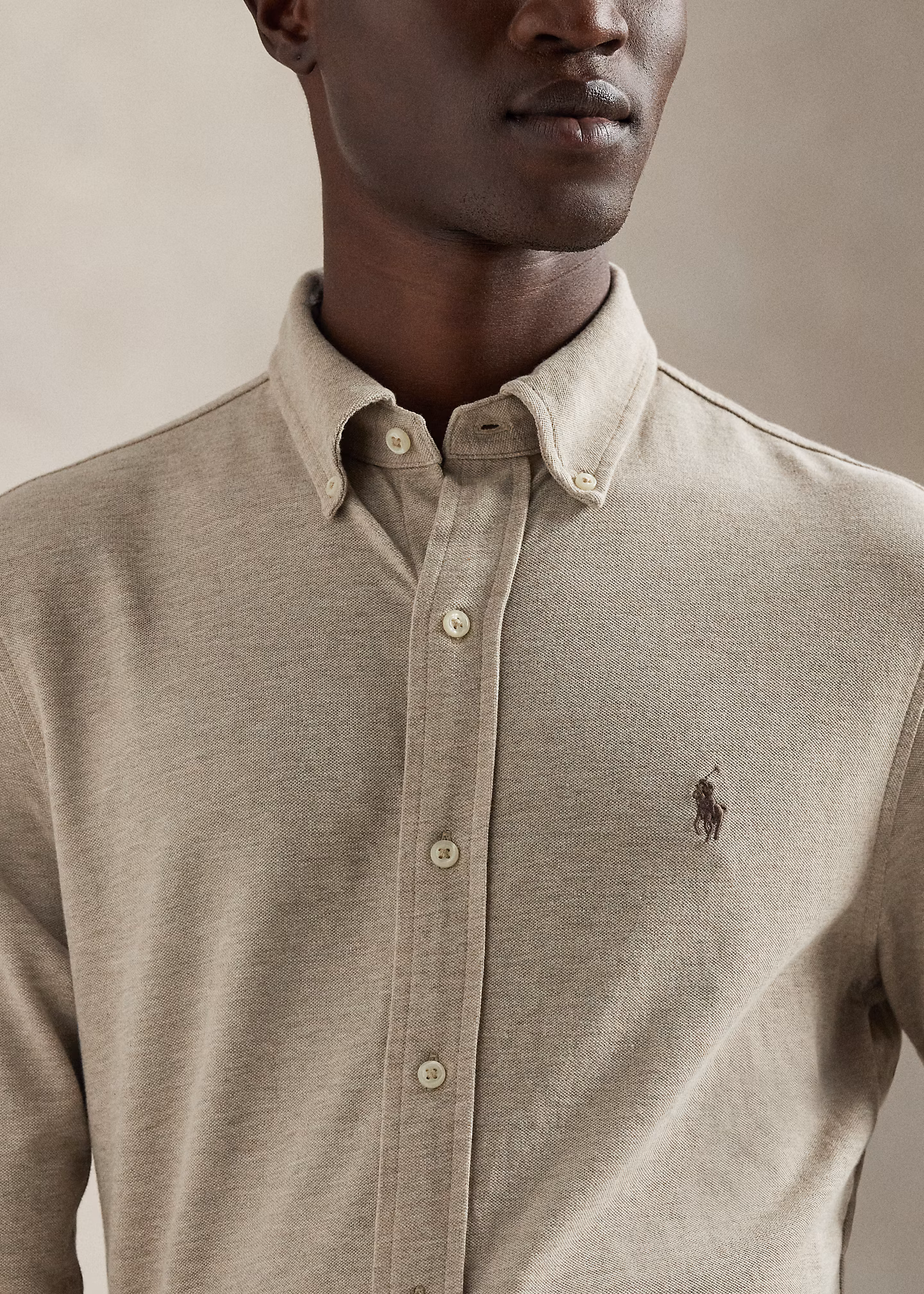 Featherweight Piqué-Hemd - RALPH LAUREN OUTLET