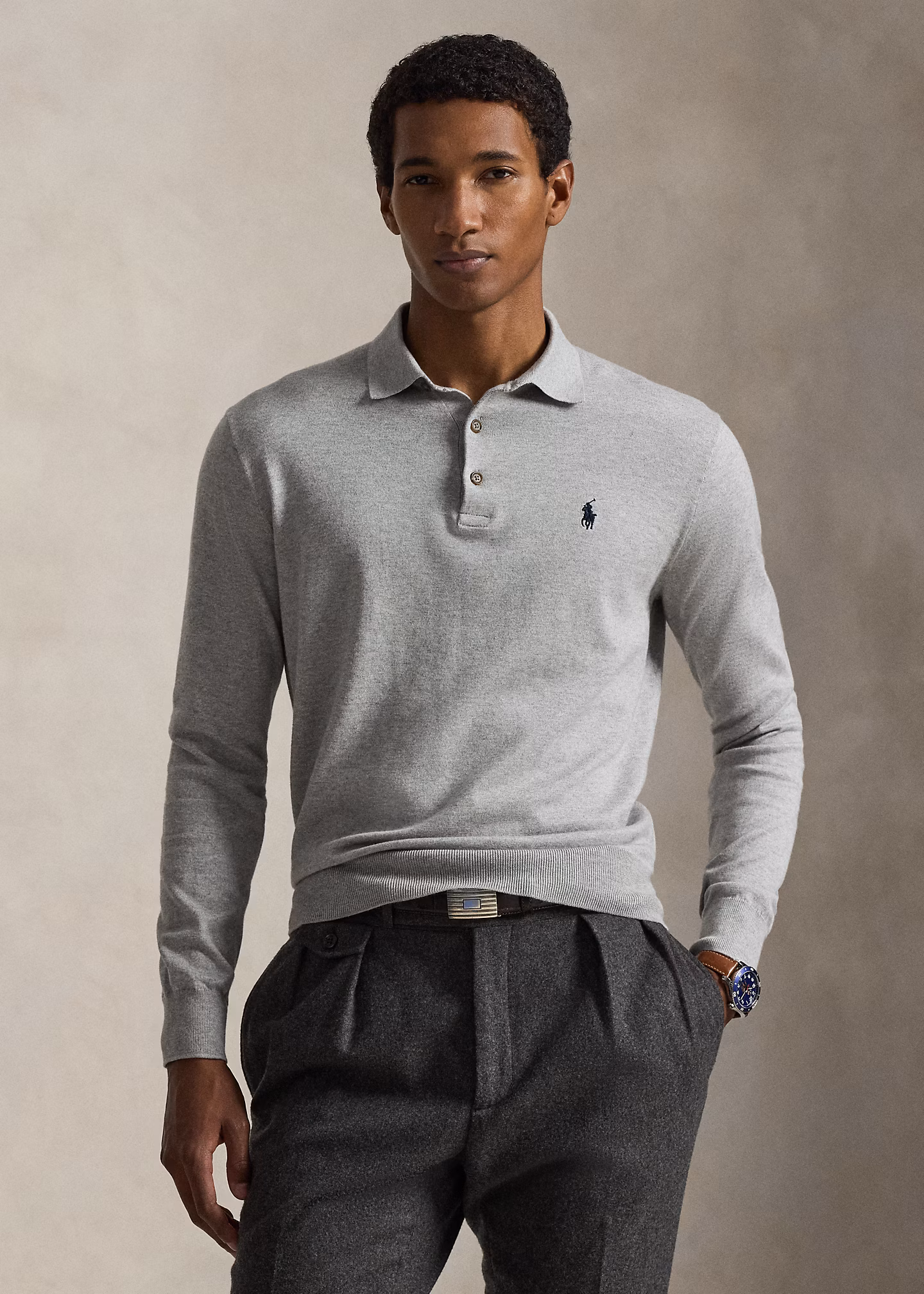 Polo-Pullover aus Baumwolle - RALPH LAUREN OUTLET