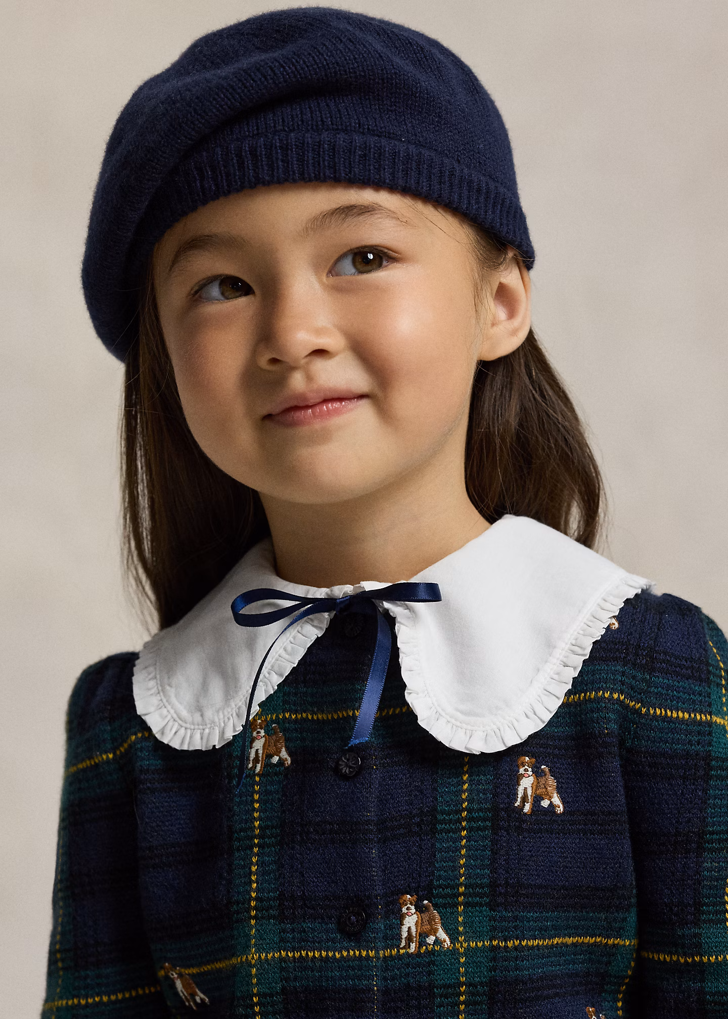 Bestickte Wollstrickjacke mit Hundemotiv - RALPH LAUREN OUTLET