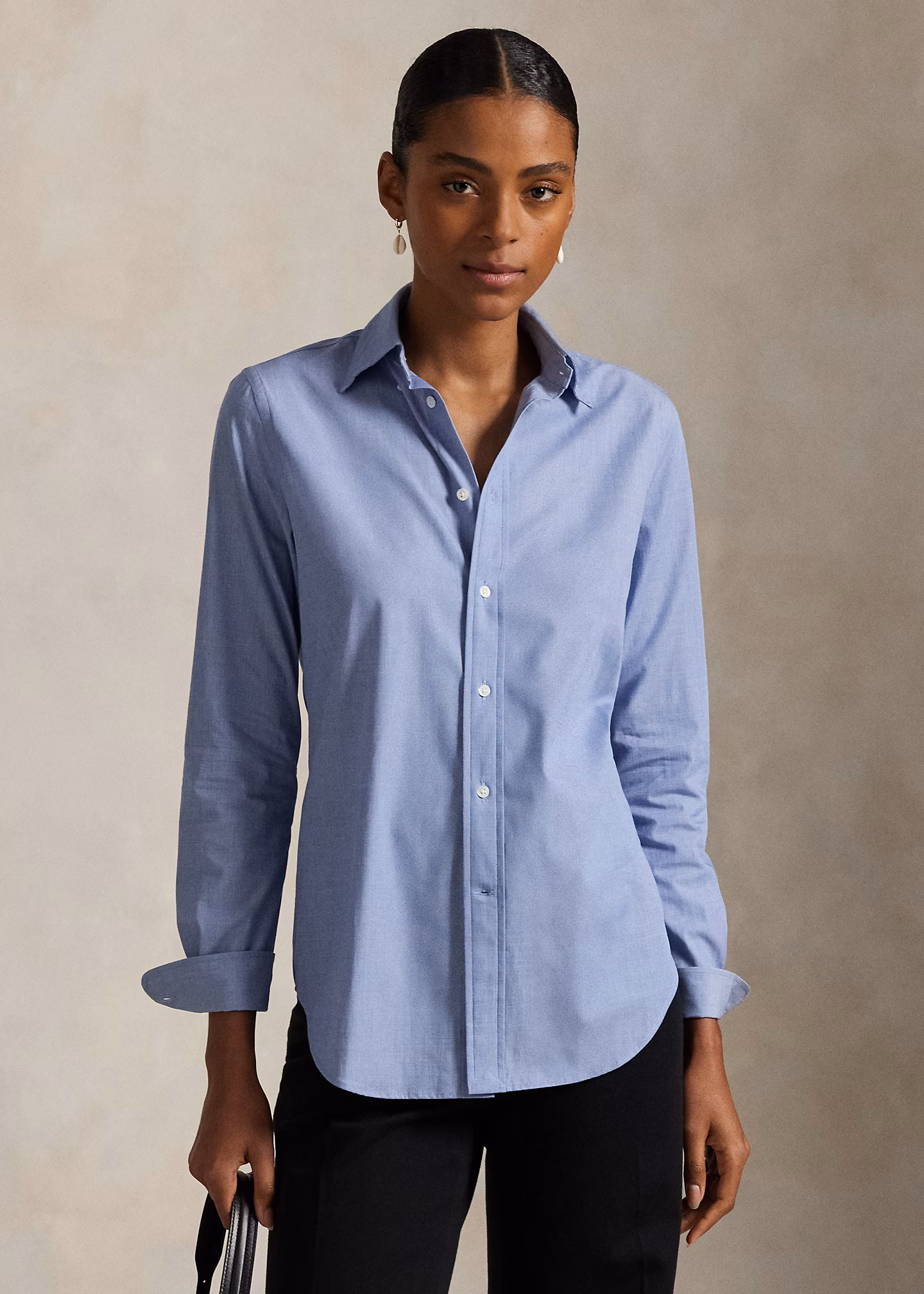 Stretch-Slim-Fit Fil-à-Fil-Baumwollhemd - RALPH LAUREN OUTLET