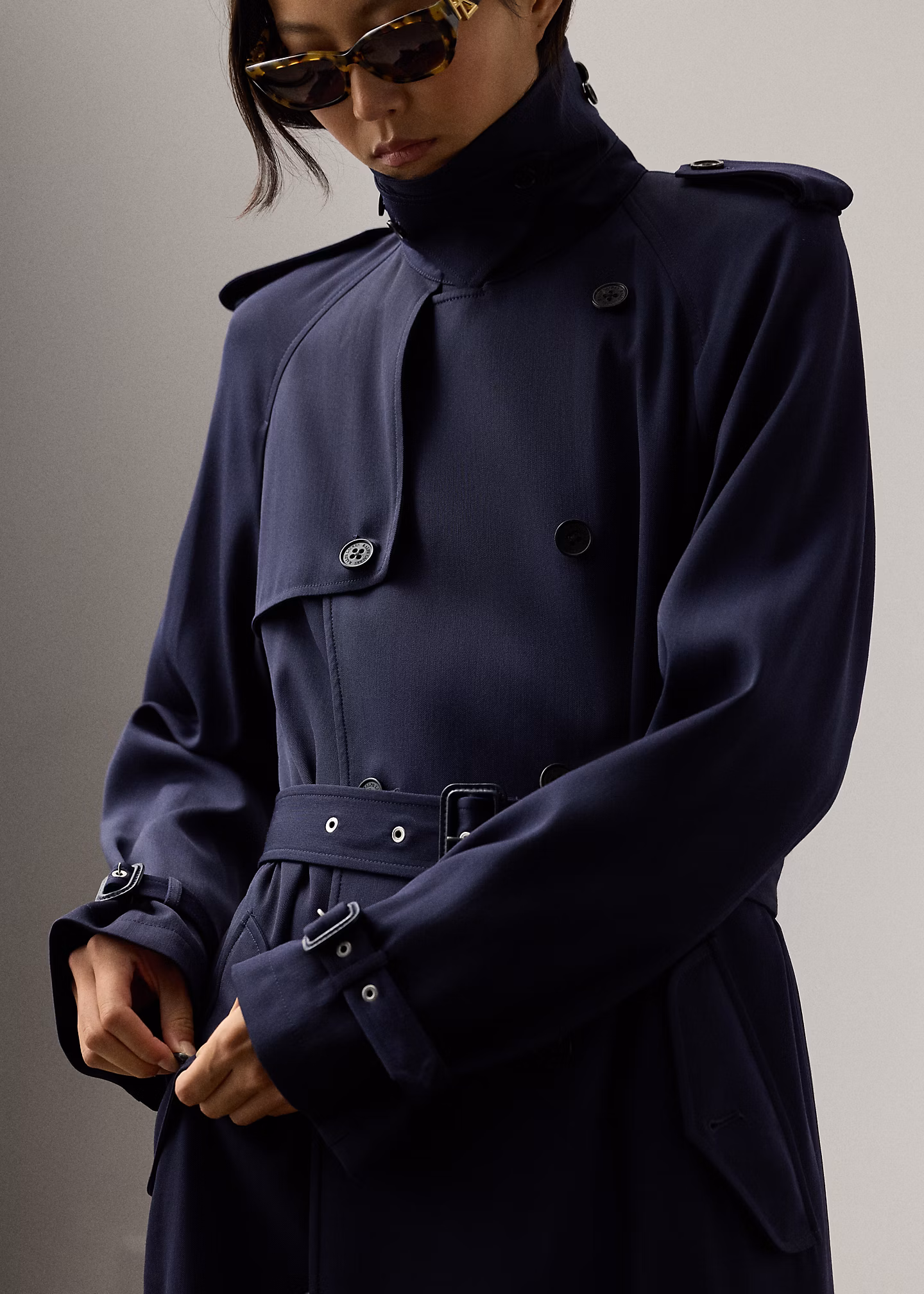 Trenchcoat Alecia aus Gabardine-Mischung - RALPH LAUREN OUTLET