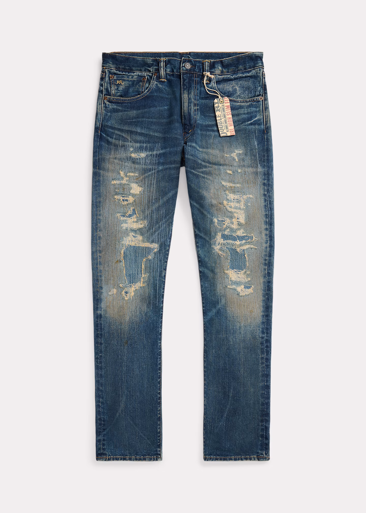 High-Slim-Fit Jeans Brannon im Used-Look - RALPH LAUREN OUTLET