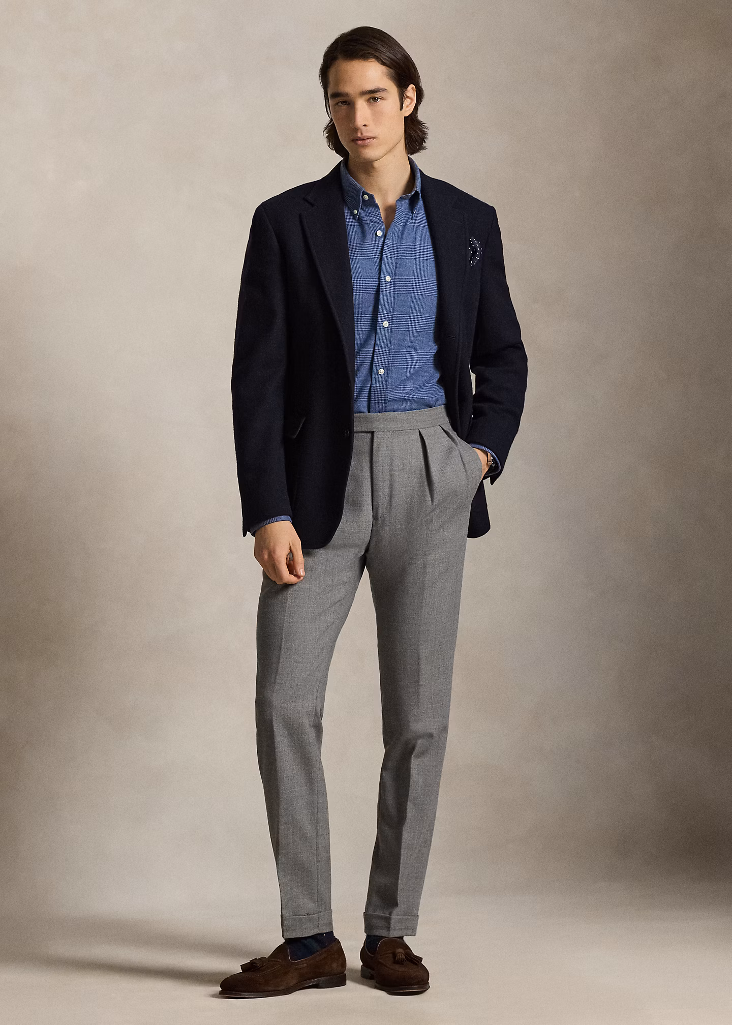 Custom-Fit Karo-Funktionshemd aus Twill - RALPH LAUREN OUTLET