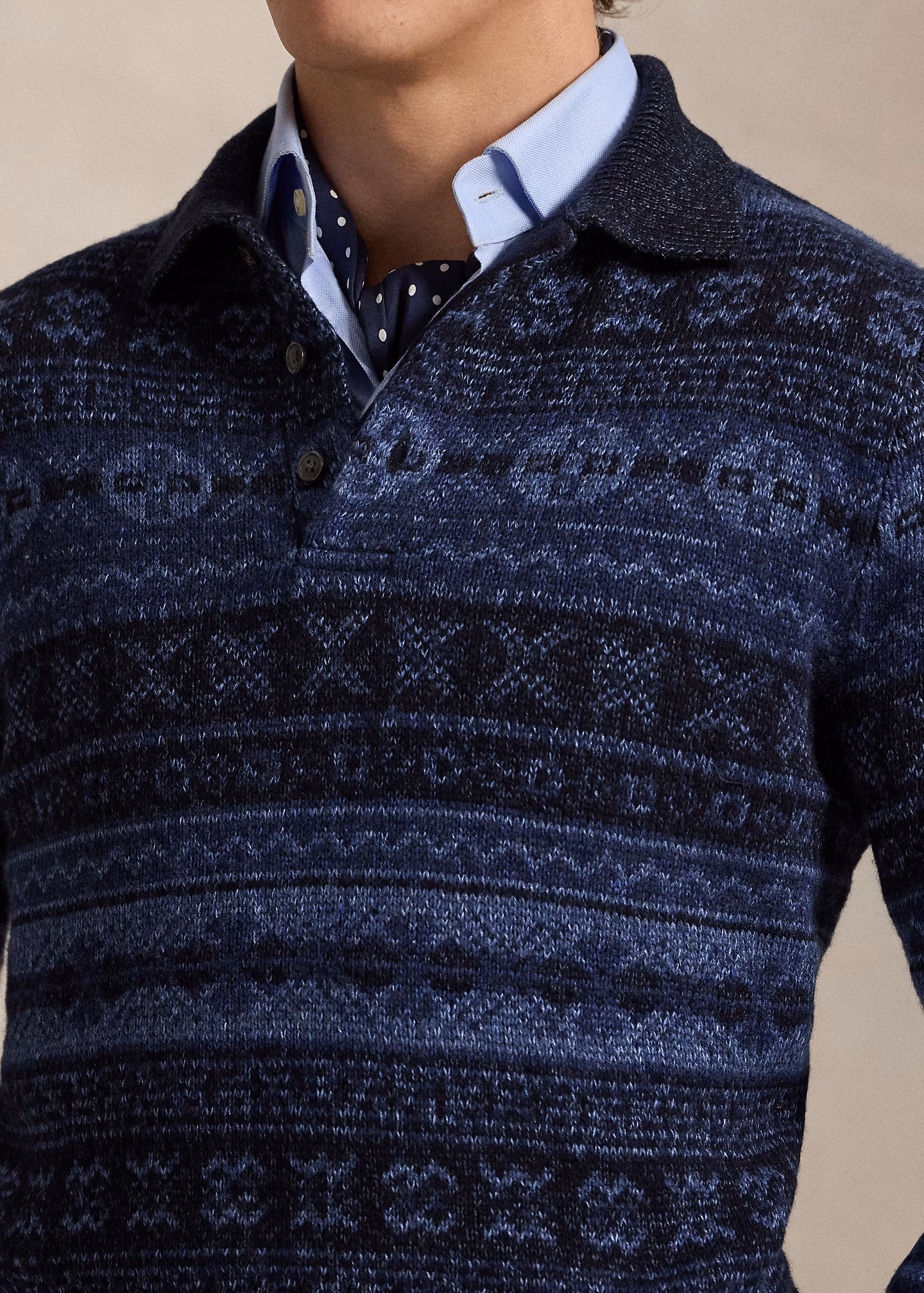 Fair-Isle-Pullover mit Polokragen - RALPH LAUREN OUTLET