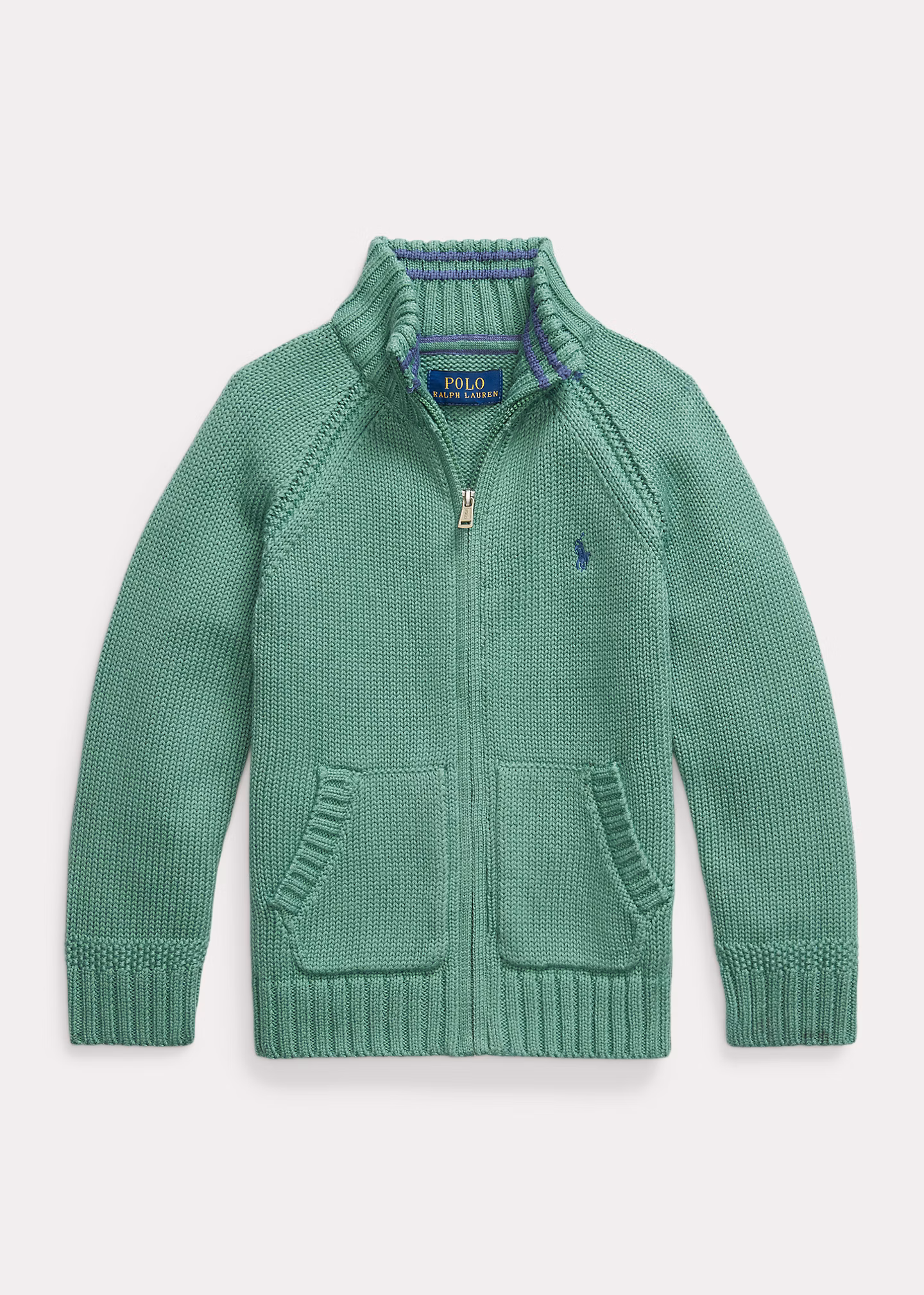 Baumwolljacke mit Reißverschluss - RALPH LAUREN OUTLET