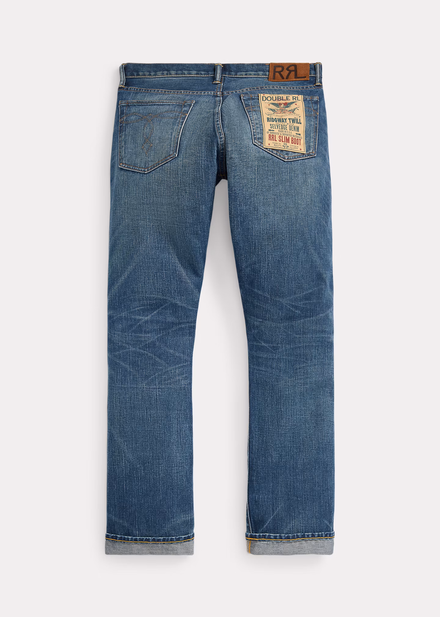 Slim-Fit Bootcut-Selvedge-Jeans Sutton - RALPH LAUREN OUTLET