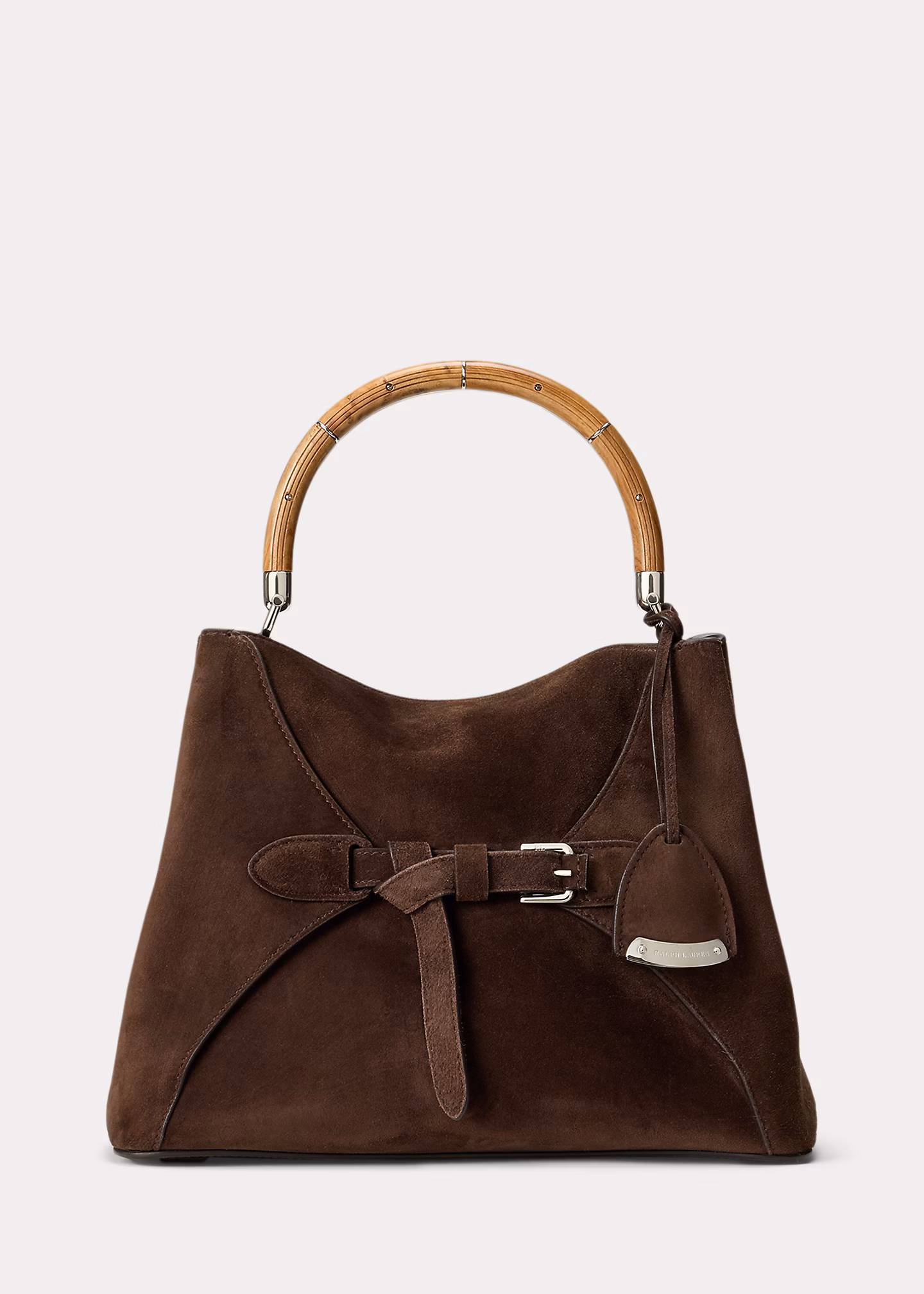 Die Kalbswildledertasche Ralph mit Griff - RALPH LAUREN OUTLET