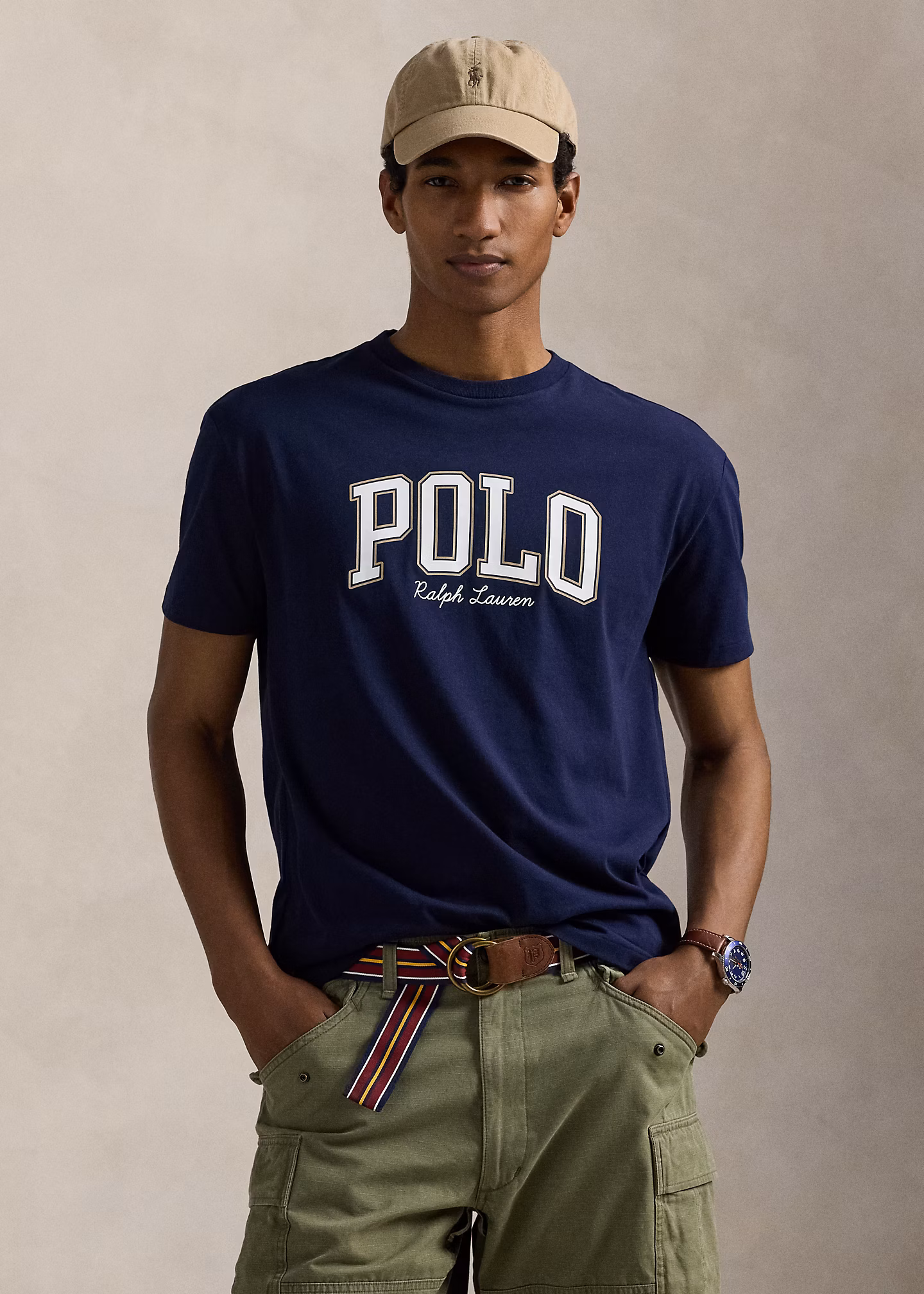 Custom-Slim-Fit Jersey-T-Shirt mit Logo - RALPH LAUREN OUTLET