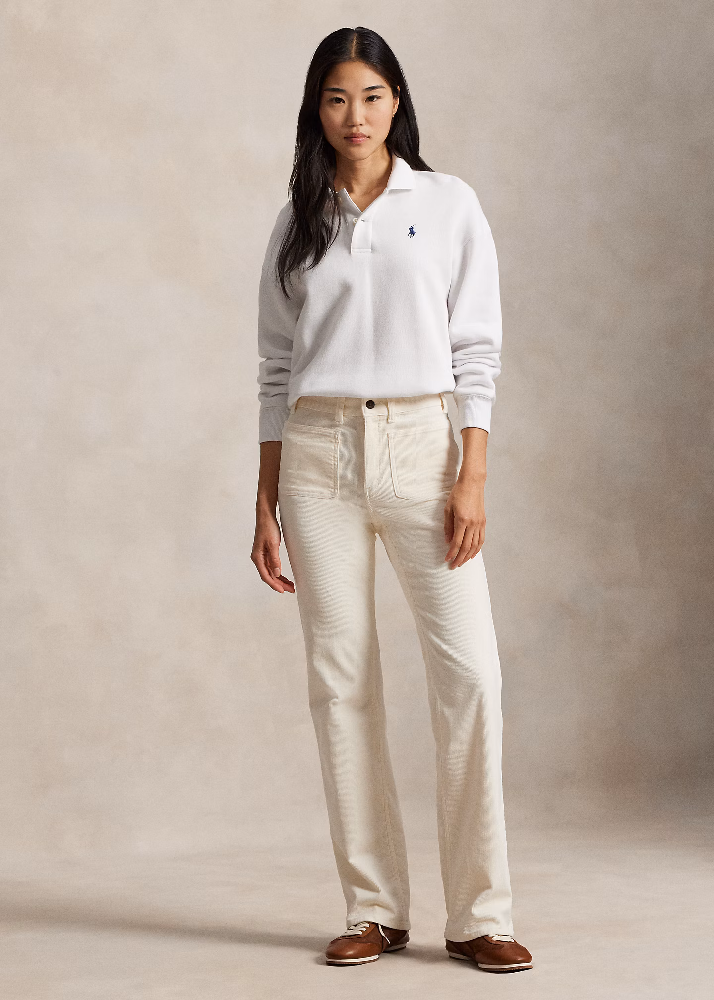 Bootcut-Hose aus Stretch-Kordsamt - RALPH LAUREN OUTLET