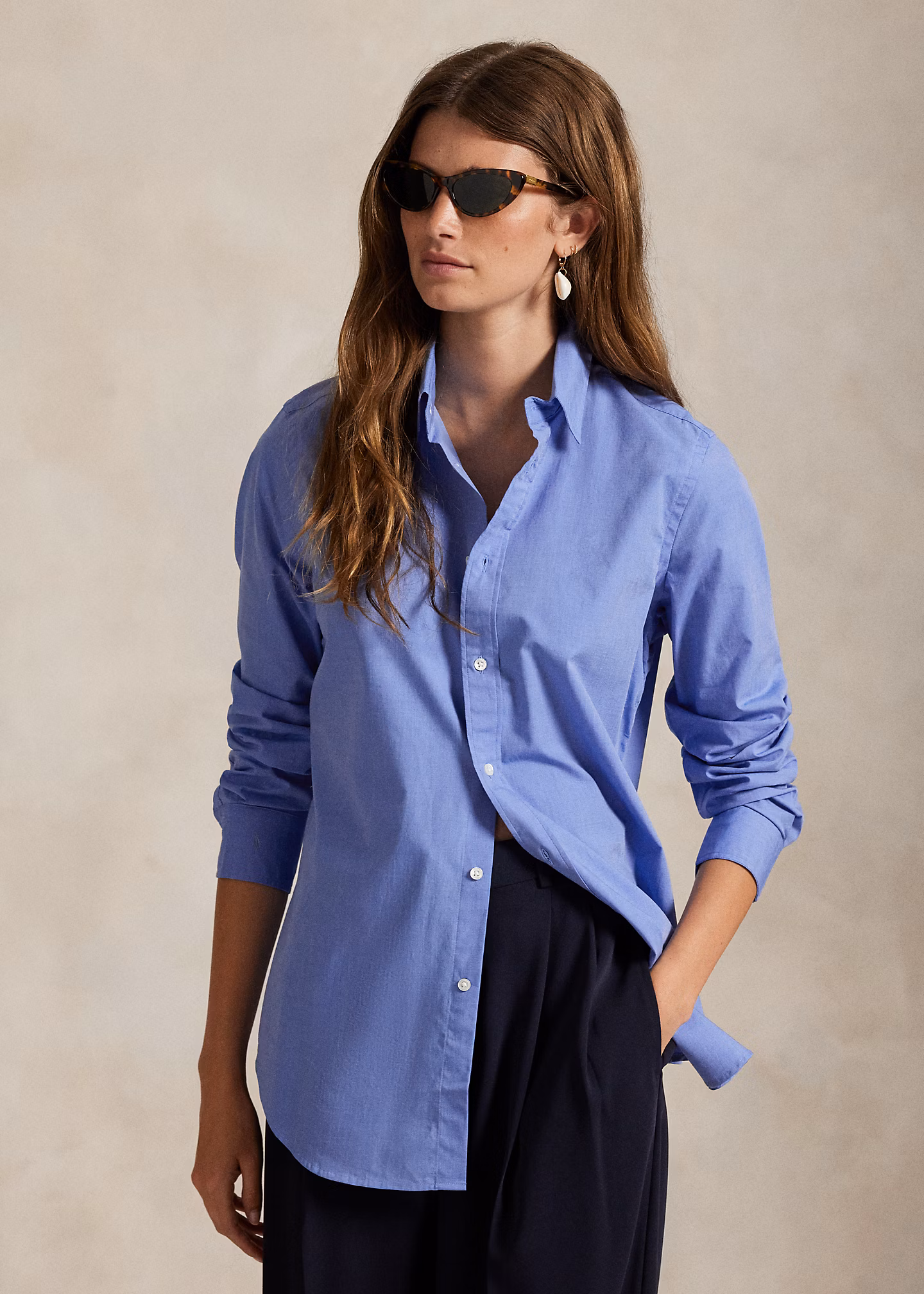 Stretch-Slim-Fit Fil-à-Fil-Baumwollhemd - RALPH LAUREN OUTLET