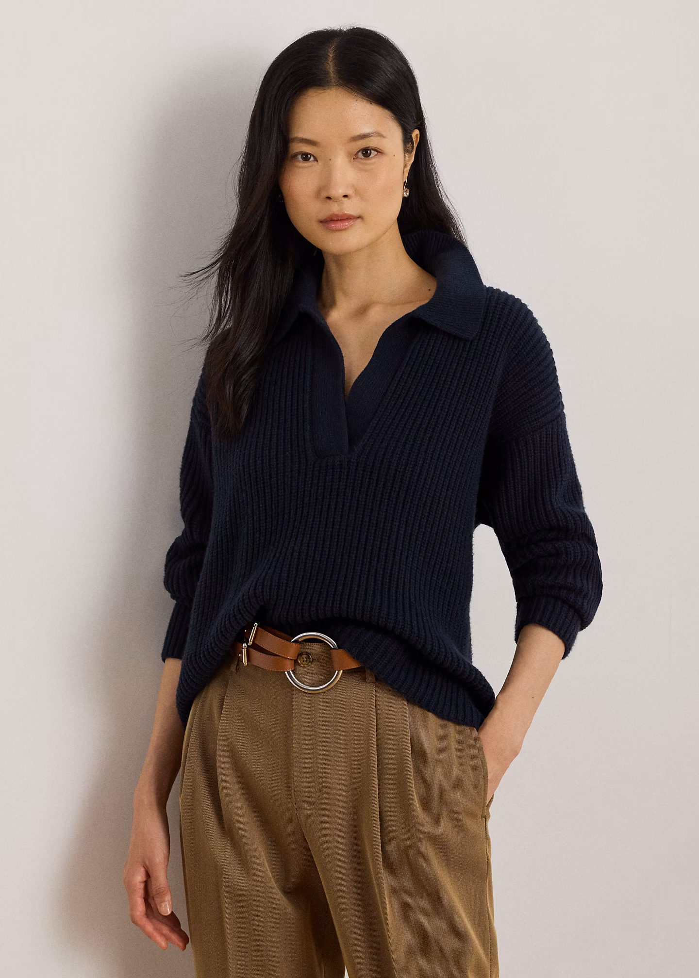 Polo-Pullover aus Wollmischung - RALPH LAUREN OUTLET