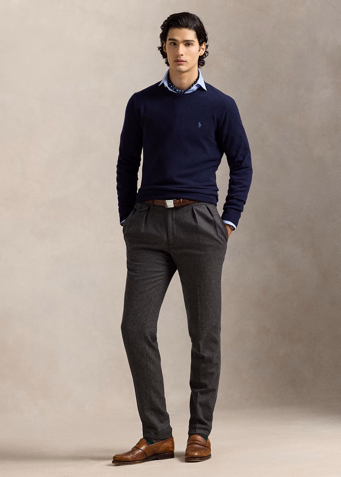 Wollpullover mit Rundhalsausschnitt - RALPH LAUREN OUTLET