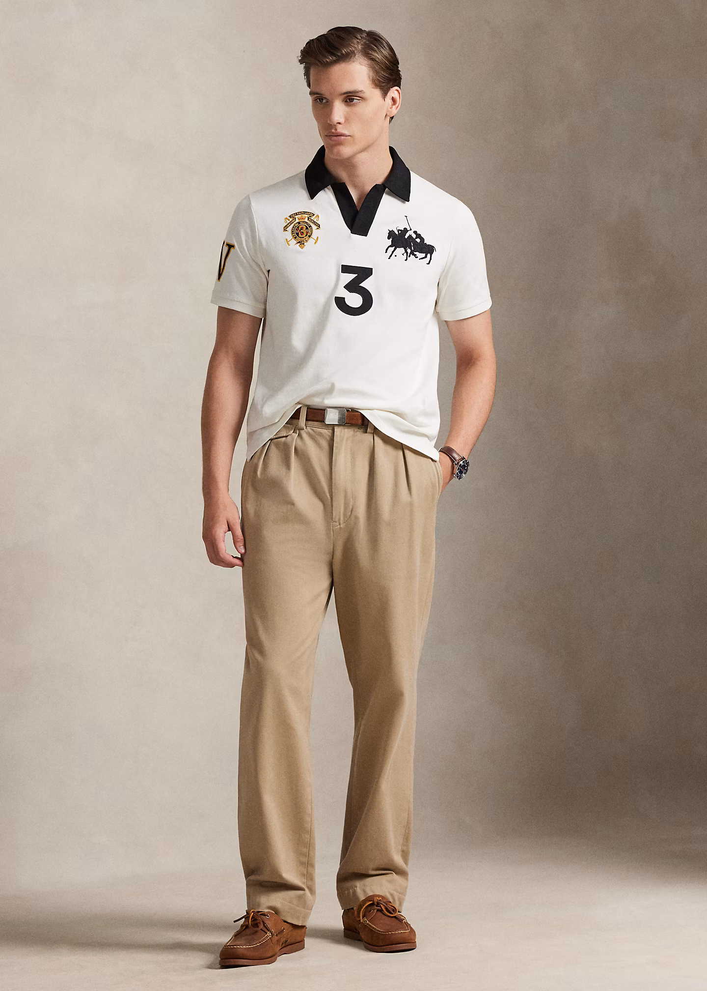 Classic-Fit Jersey-Poloshirt mit Wappen - RALPH LAUREN OUTLET