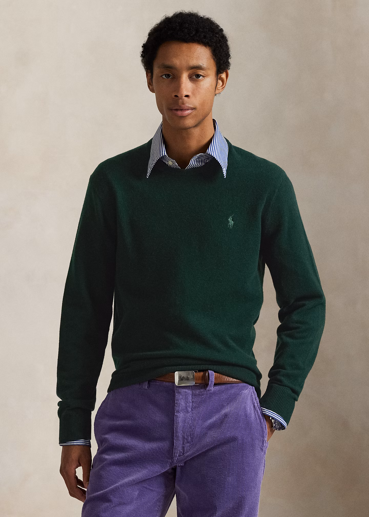 Wollpullover mit Rundhalsausschnitt - RALPH LAUREN OUTLET