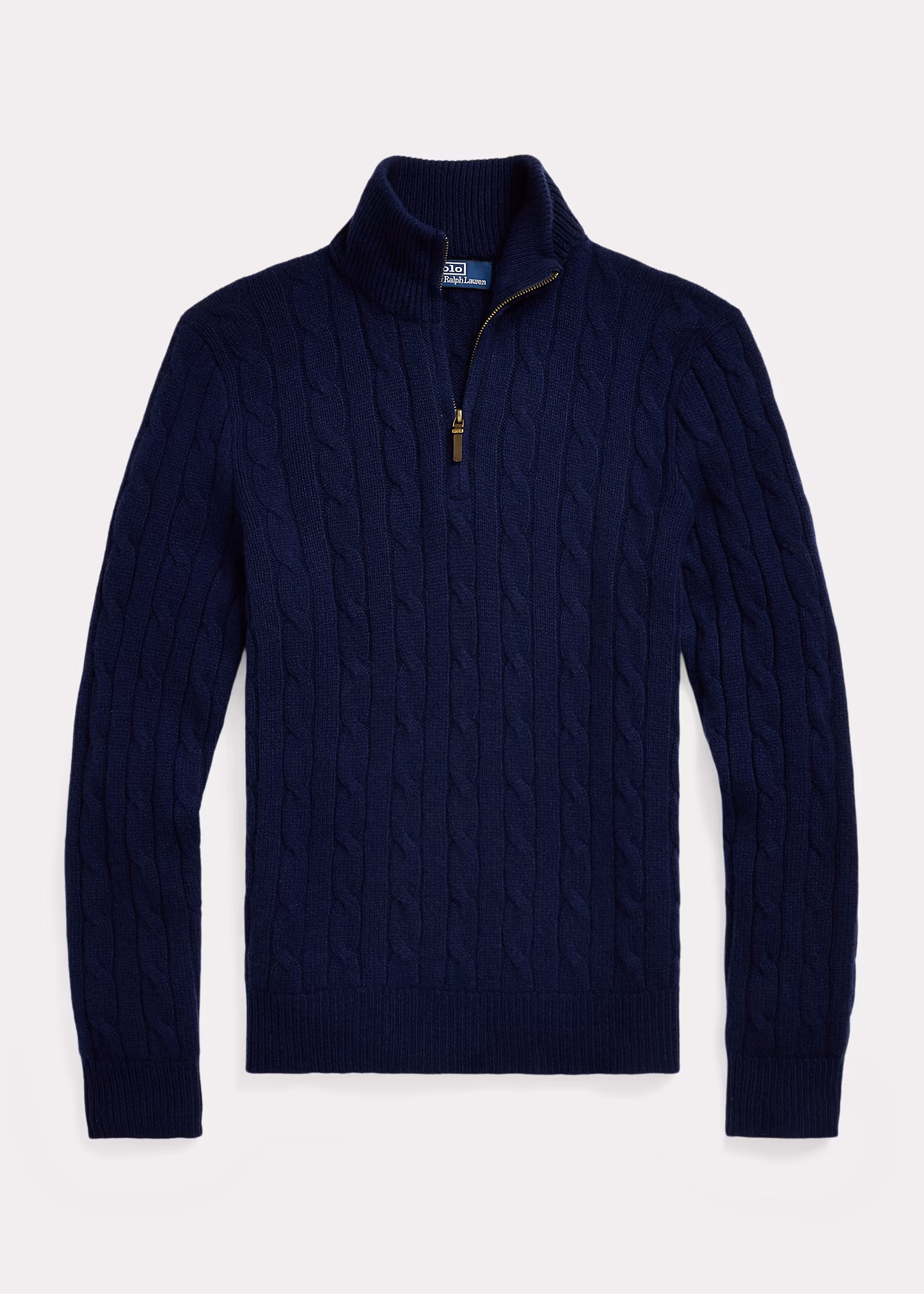 Kaschmirpullover mit Zopfmuster - RALPH LAUREN OUTLET