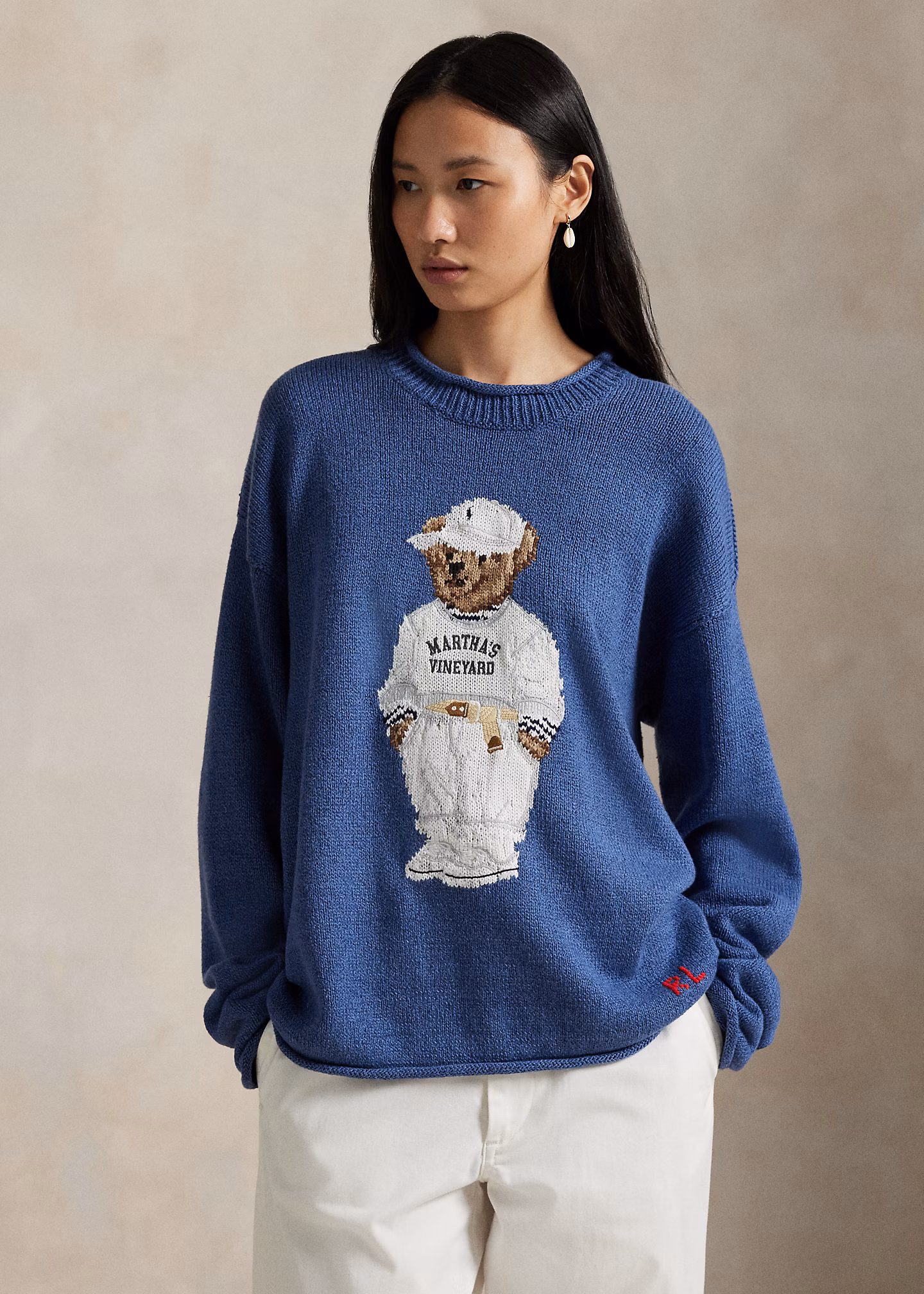 Der Pullover Oak Bluffs mit Polo Bear - RALPH LAUREN OUTLET