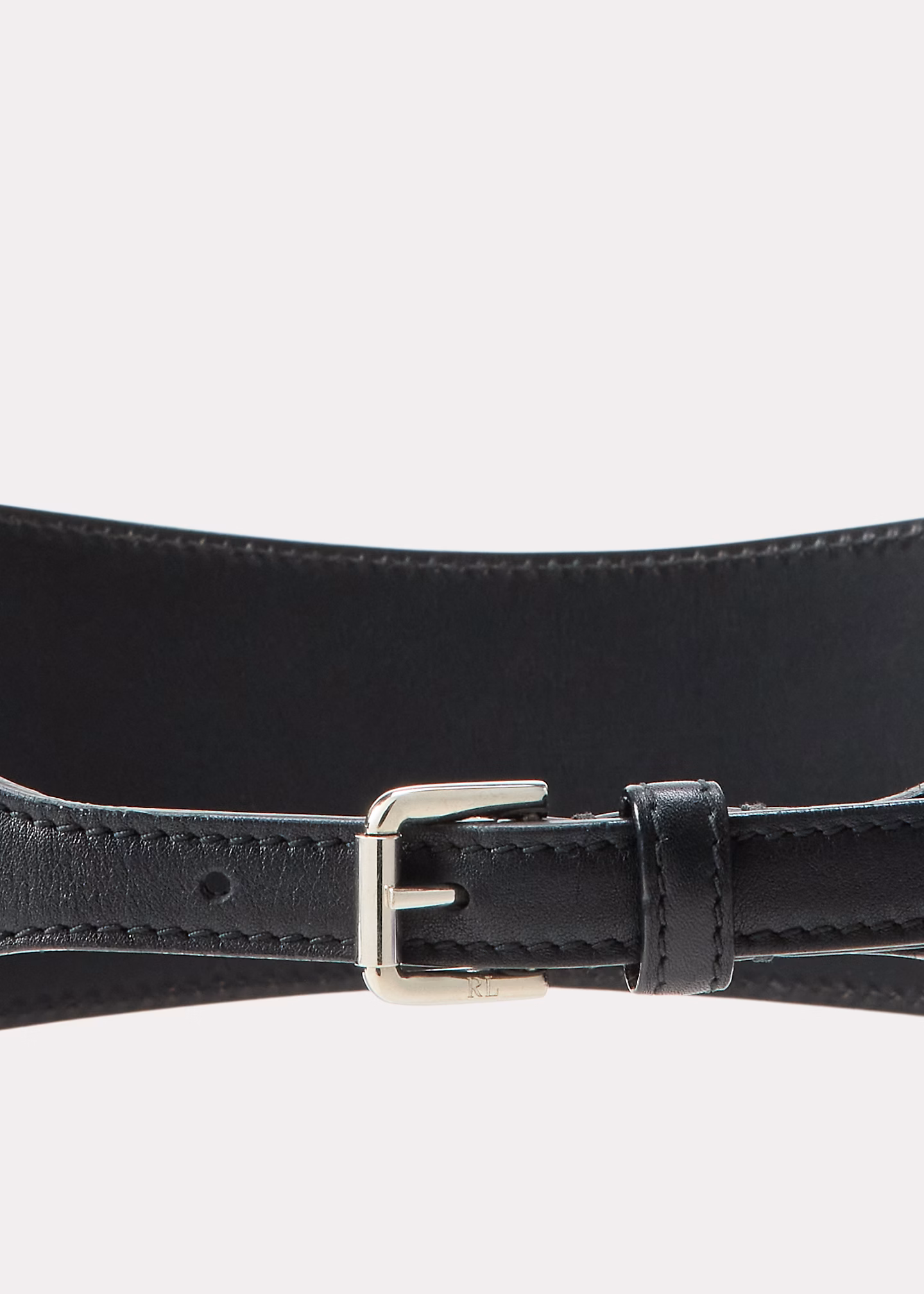 Breiter Korsettgürtel aus Kalbsleder - RALPH LAUREN OUTLET