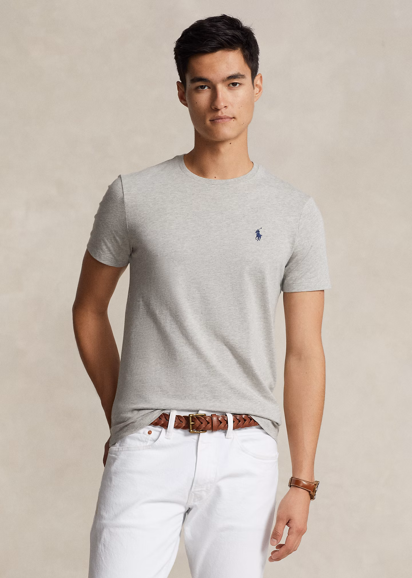 Custom-Slim-Fit Jersey-T-Shirt - RALPH LAUREN OUTLET