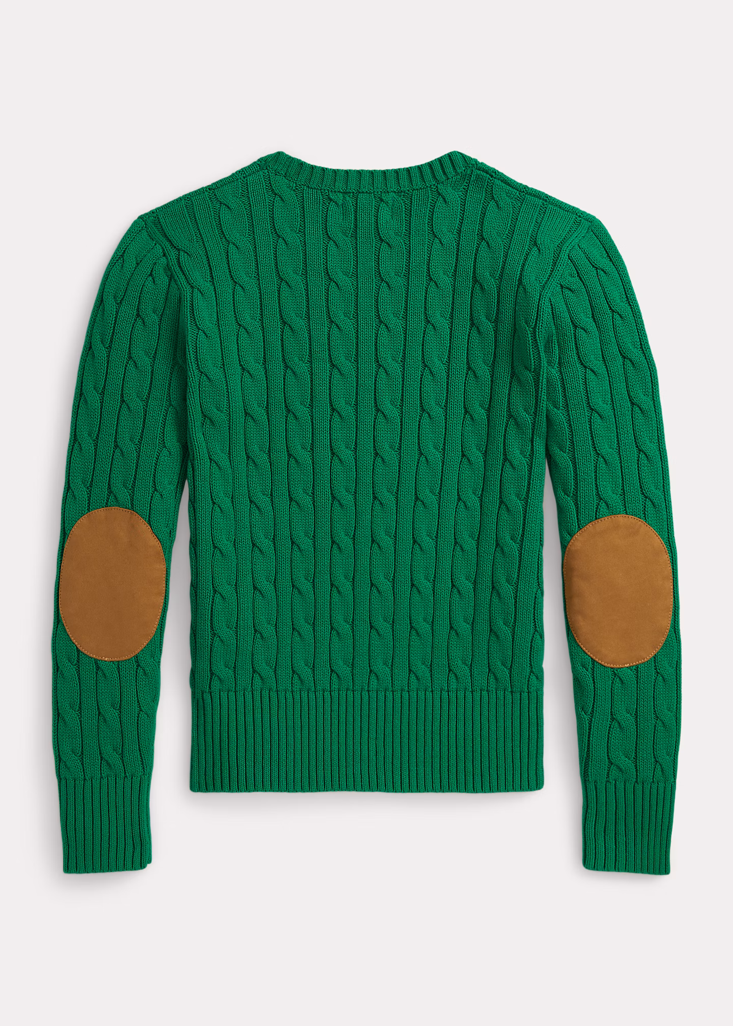 Pullover mit Zopfmuster und Aufnähern - RALPH LAUREN OUTLET