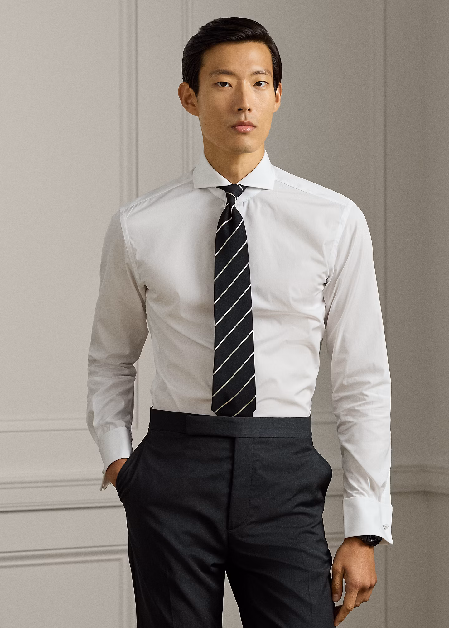 Popelinehemd mit Umschlagmanschetten - RALPH LAUREN OUTLET