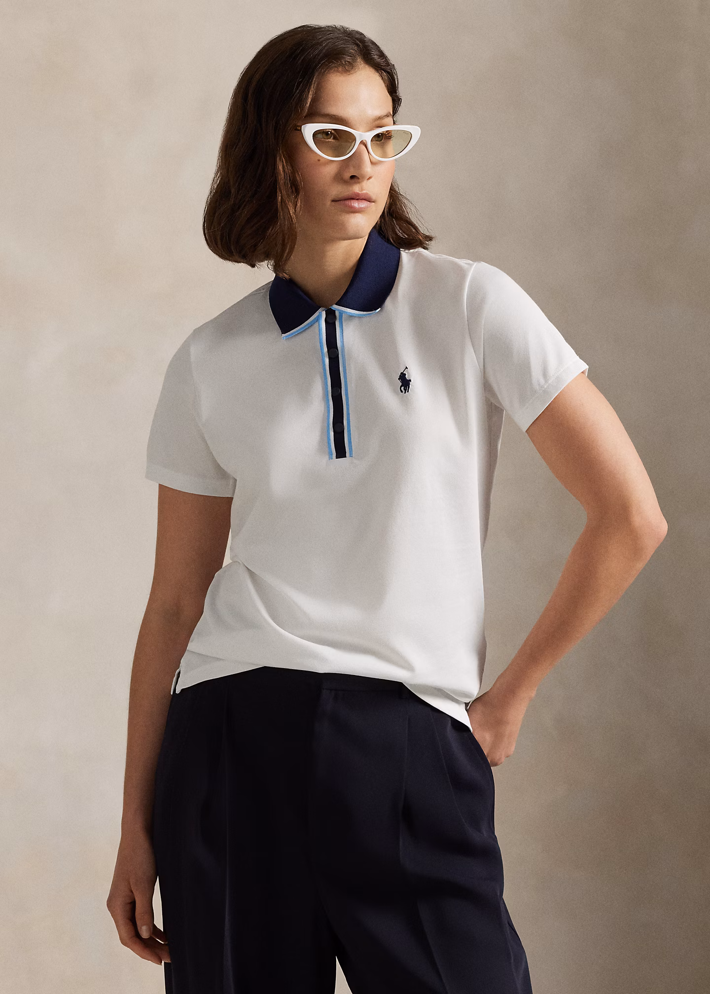 Tailored-Fit Poloshirt aus Jersey - RALPH LAUREN OUTLET