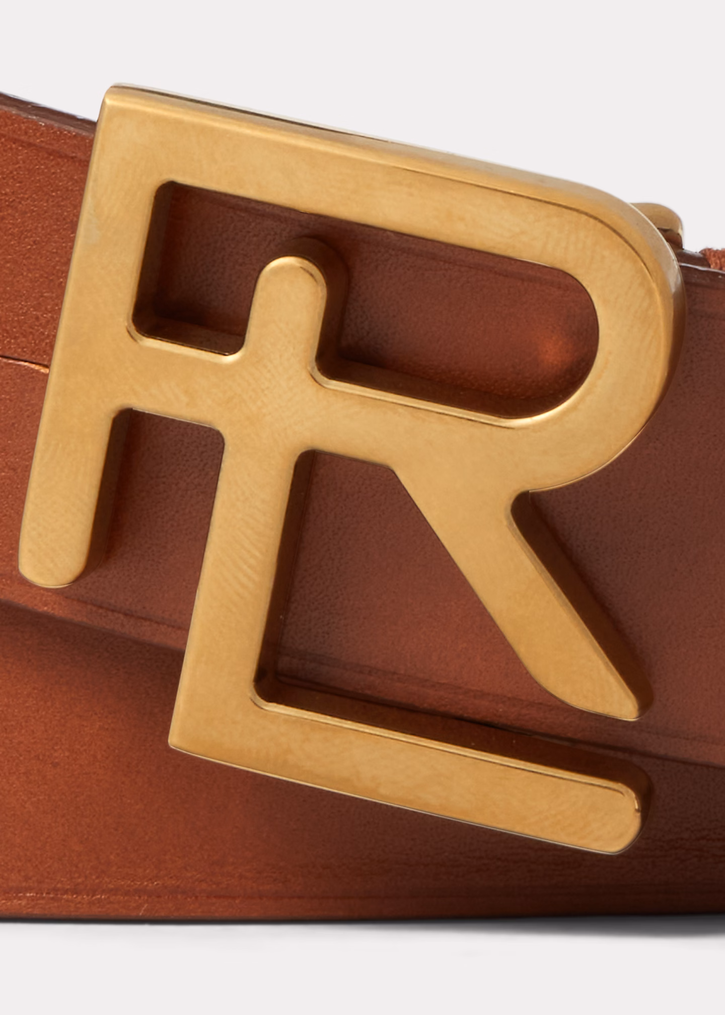 RL-Gürtel aus Vachetteleder - RALPH LAUREN OUTLET