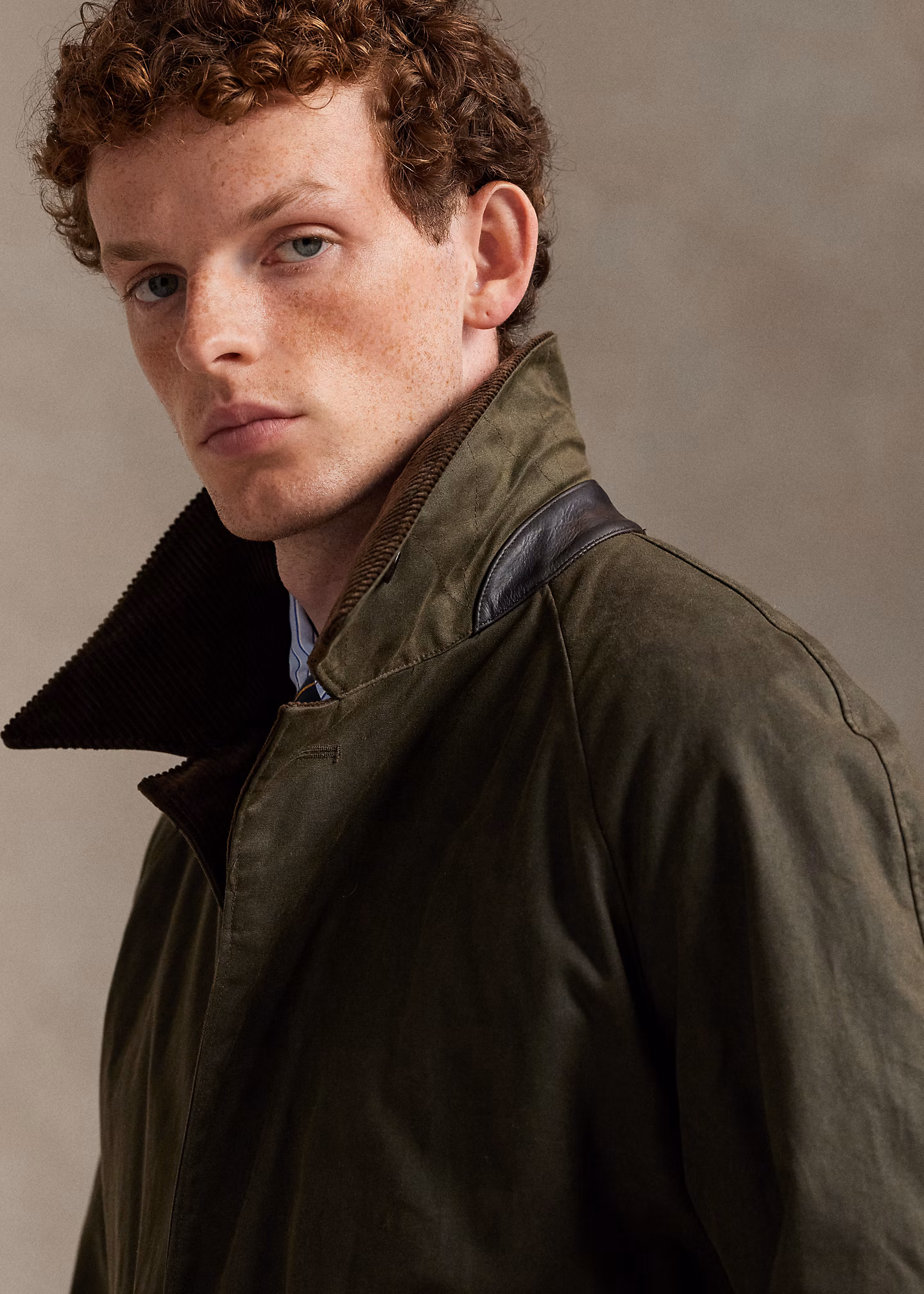 Wachstuch-Mantel mit Gürtel - RALPH LAUREN OUTLET