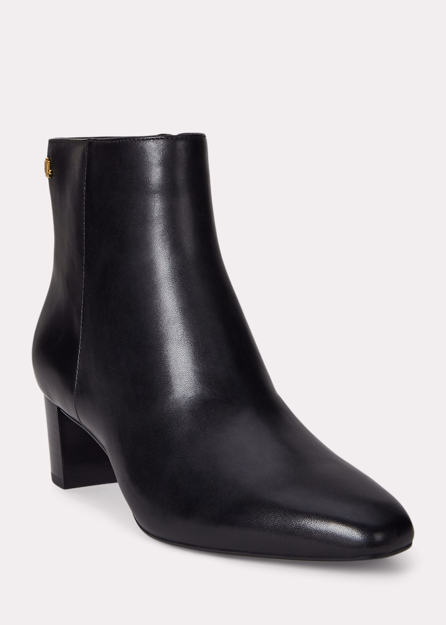Stiefelette Demi aus poliertem Leder - RALPH LAUREN OUTLET