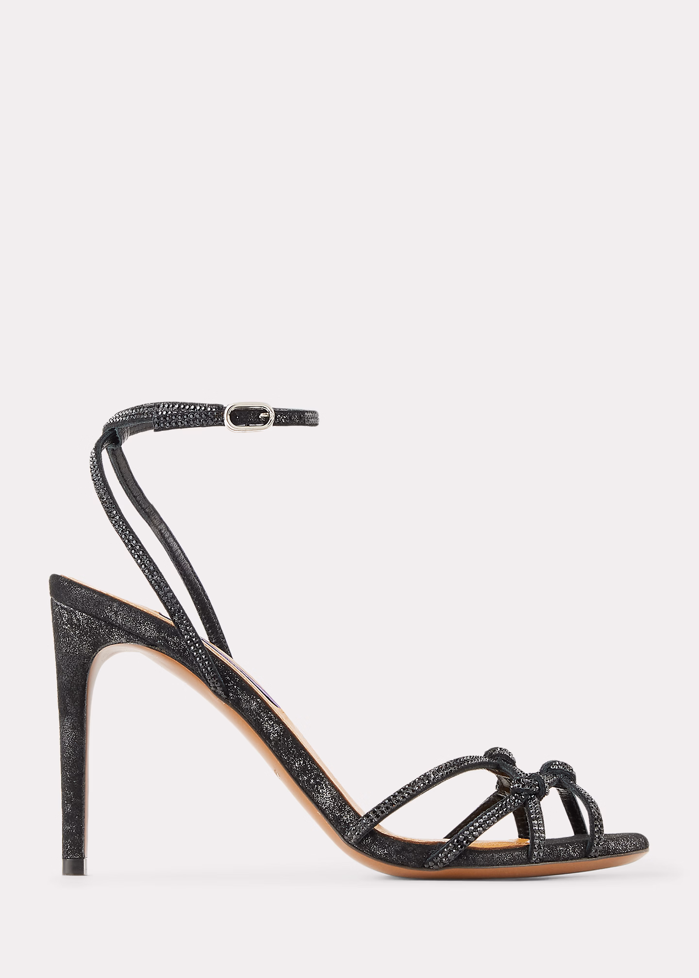 Metallic-Sandalette Kiera mit Verzierung - RALPH LAUREN OUTLET