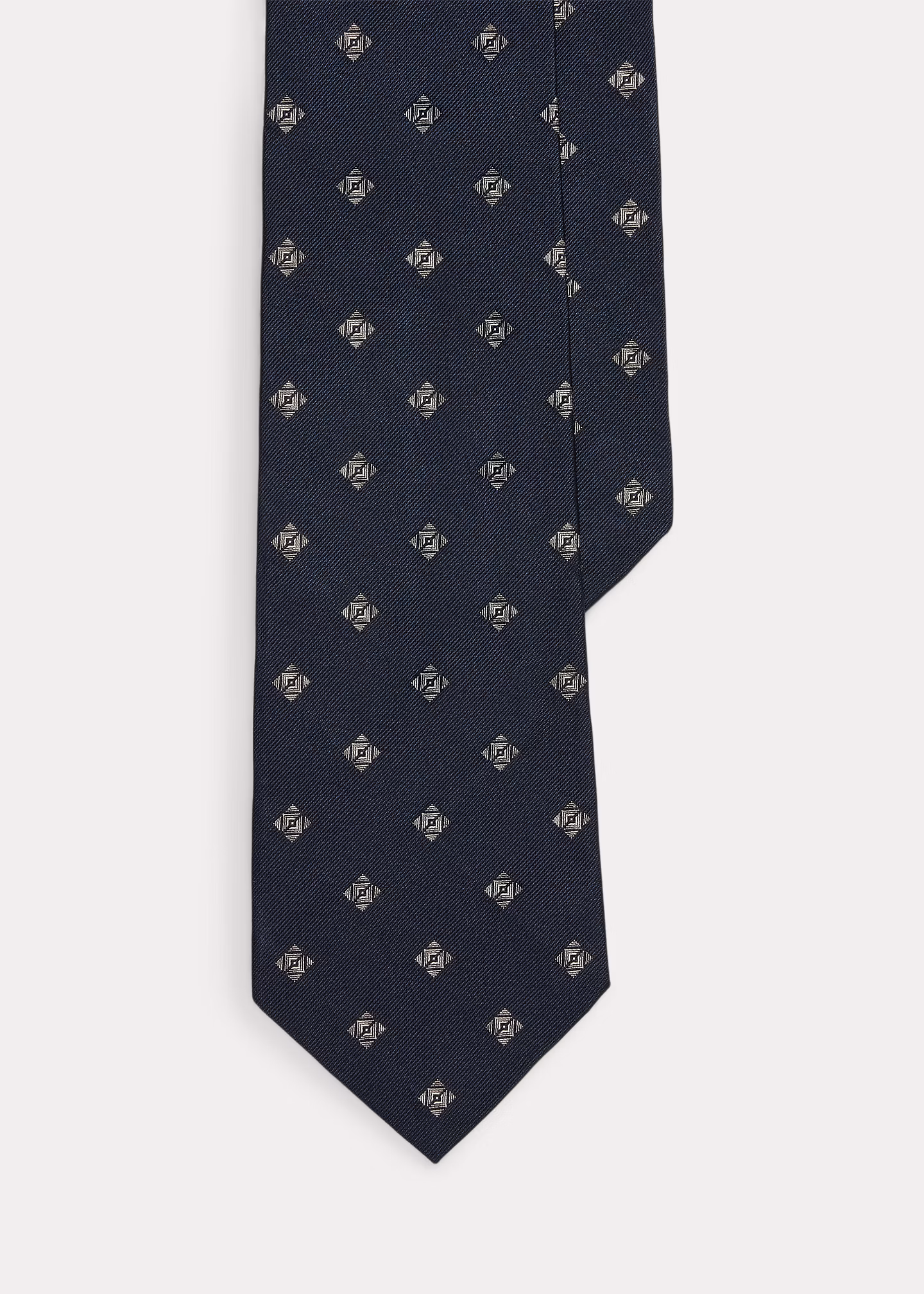 Seidenkrawatte mit Rautenmuster - RALPH LAUREN OUTLET