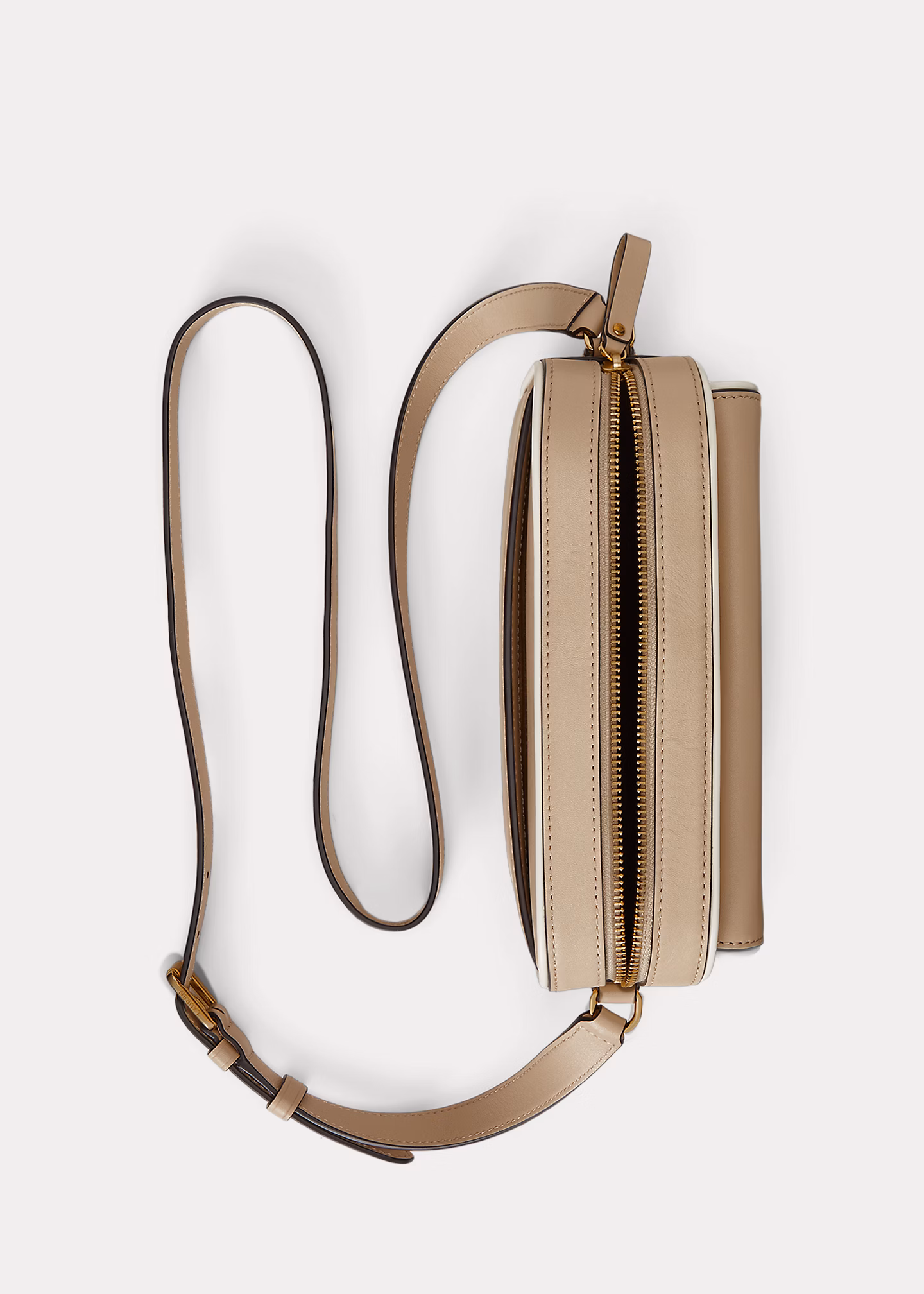 Zweifarbige Kameratasche Marcy aus Leder - RALPH LAUREN OUTLET