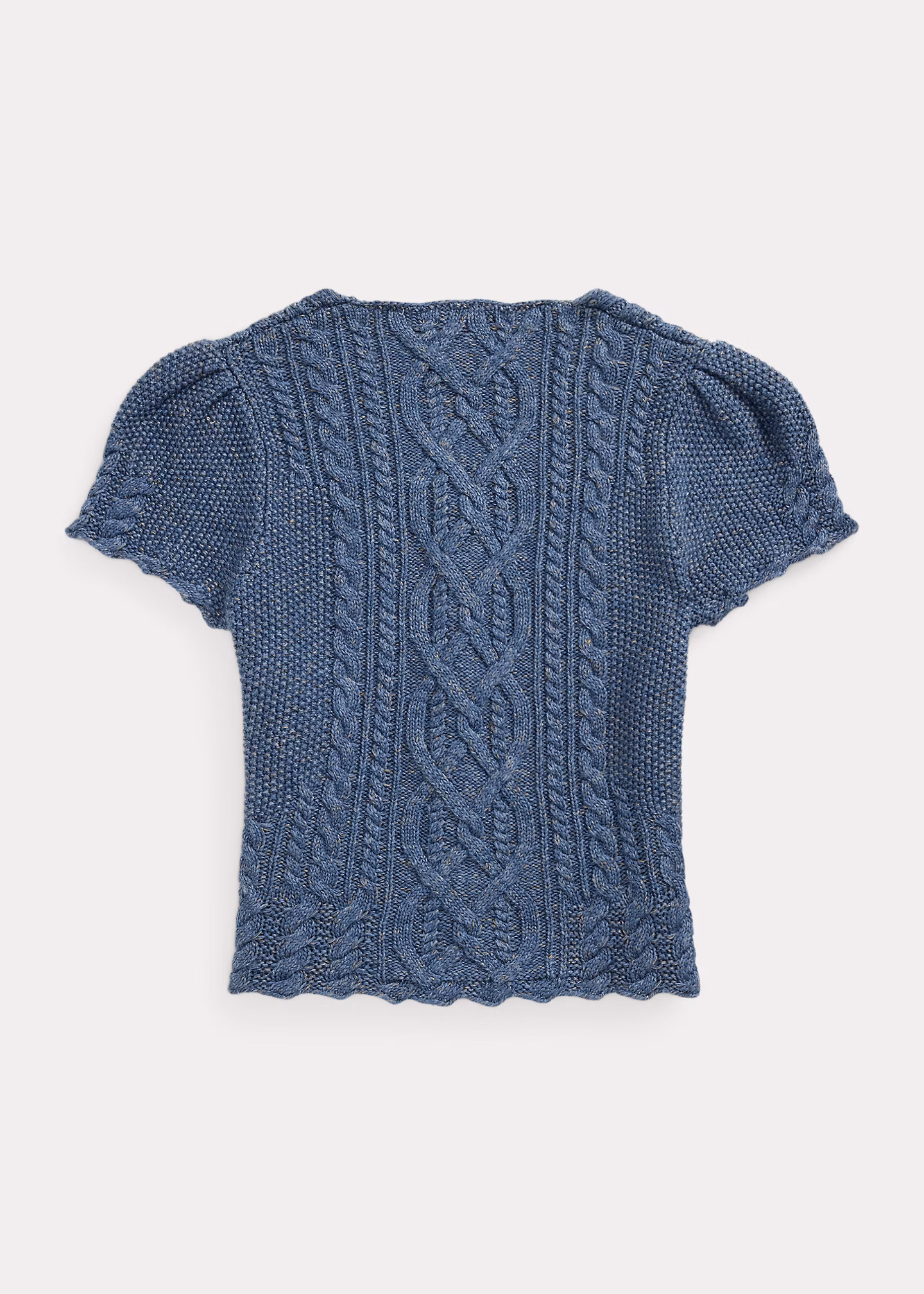 Zopfmuster-Oberteil aus Leinenmischung - RALPH LAUREN OUTLET