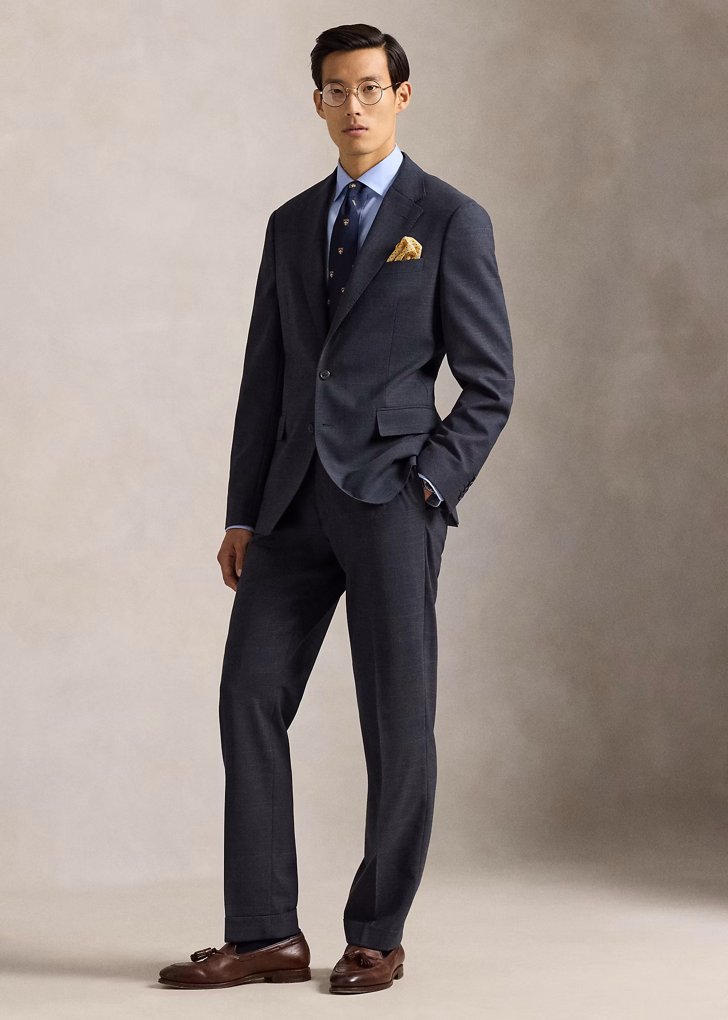 Anzughose aus Wollmischung - RALPH LAUREN OUTLET