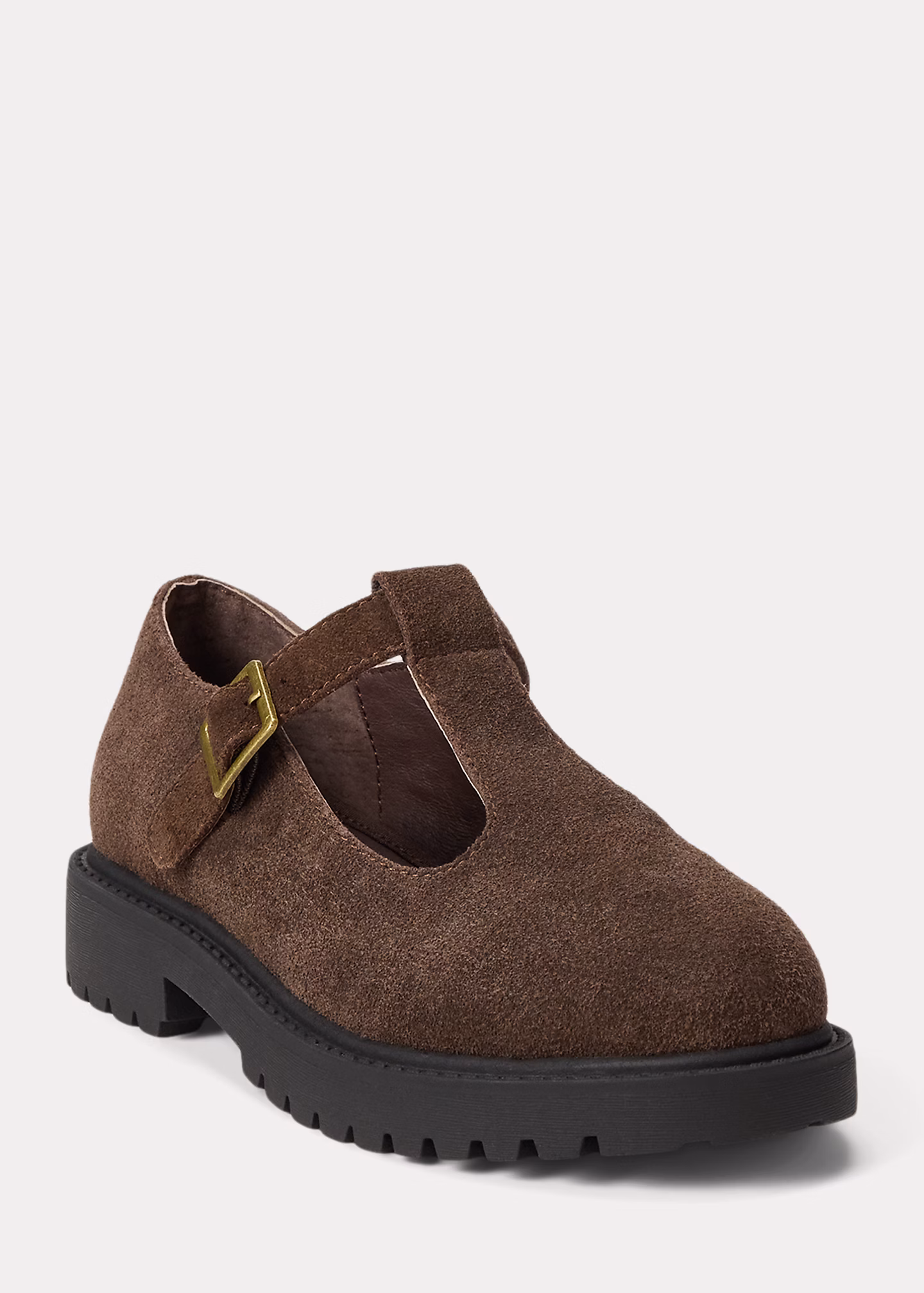 Wildlederschuh Wellsley mit T-Strap - RALPH LAUREN OUTLET
