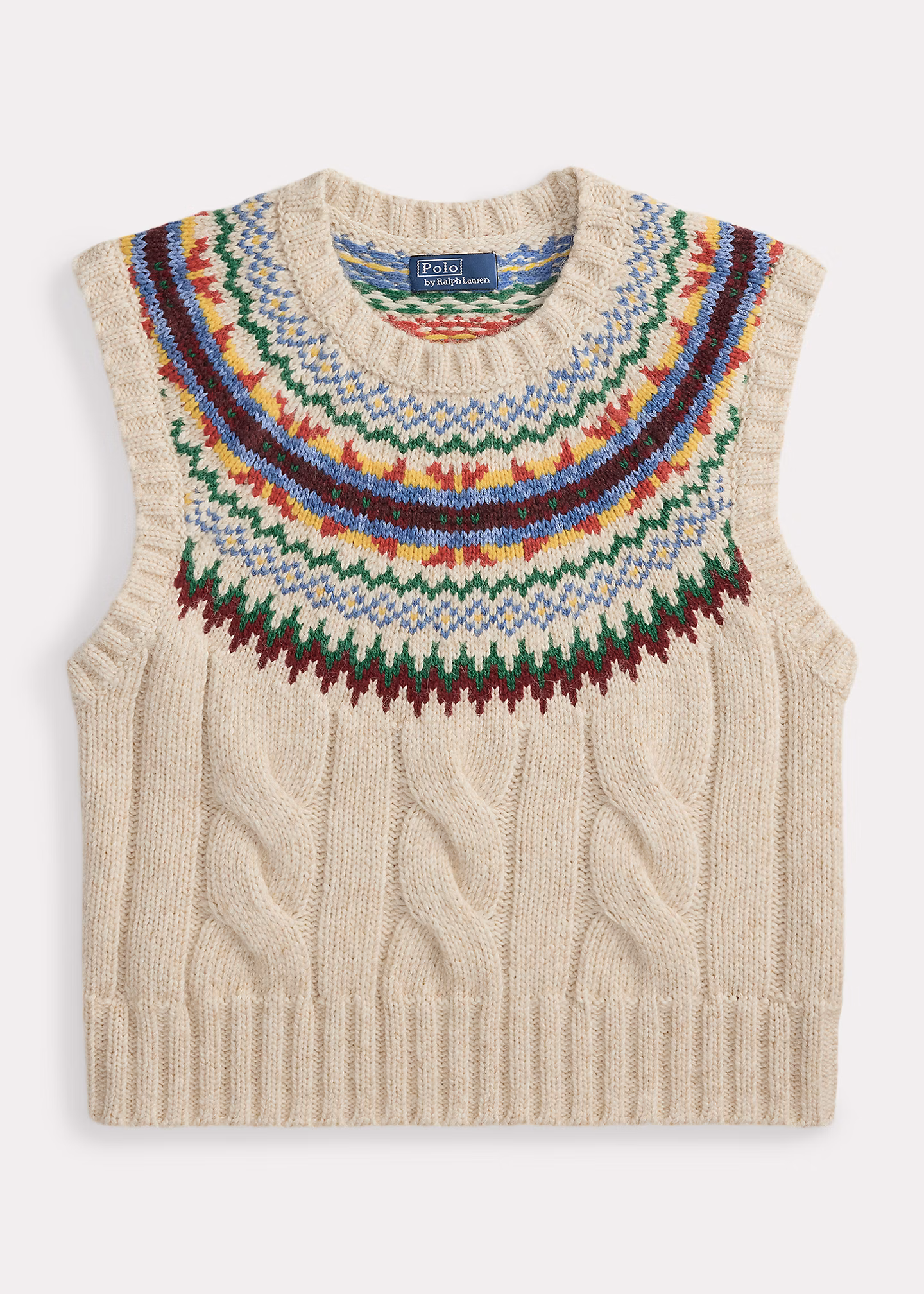 Pullunder mit Fair-Isle-Passe - RALPH LAUREN OUTLET