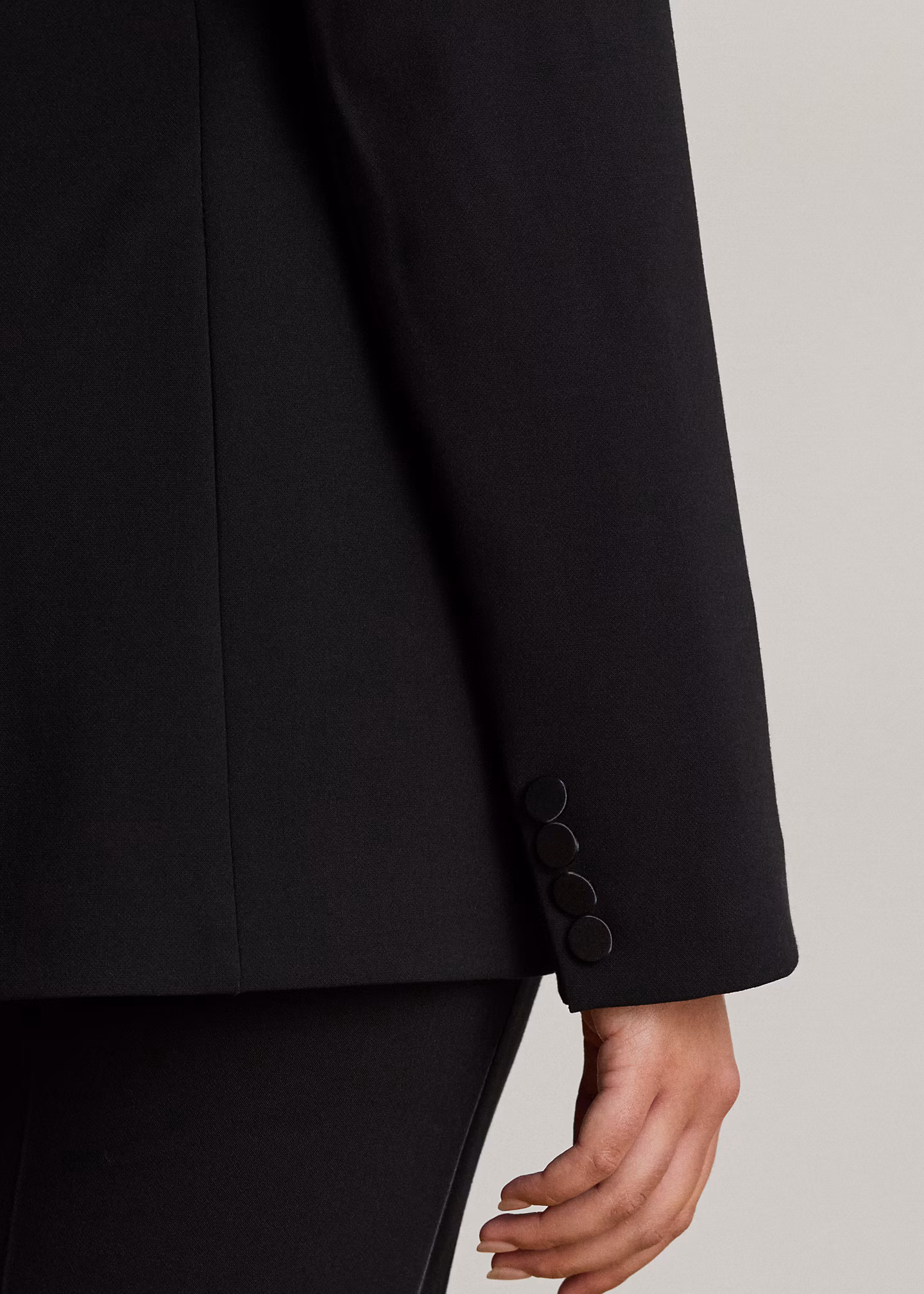 Zweireihiger Blazer mit Satinbesatz - RALPH LAUREN OUTLET