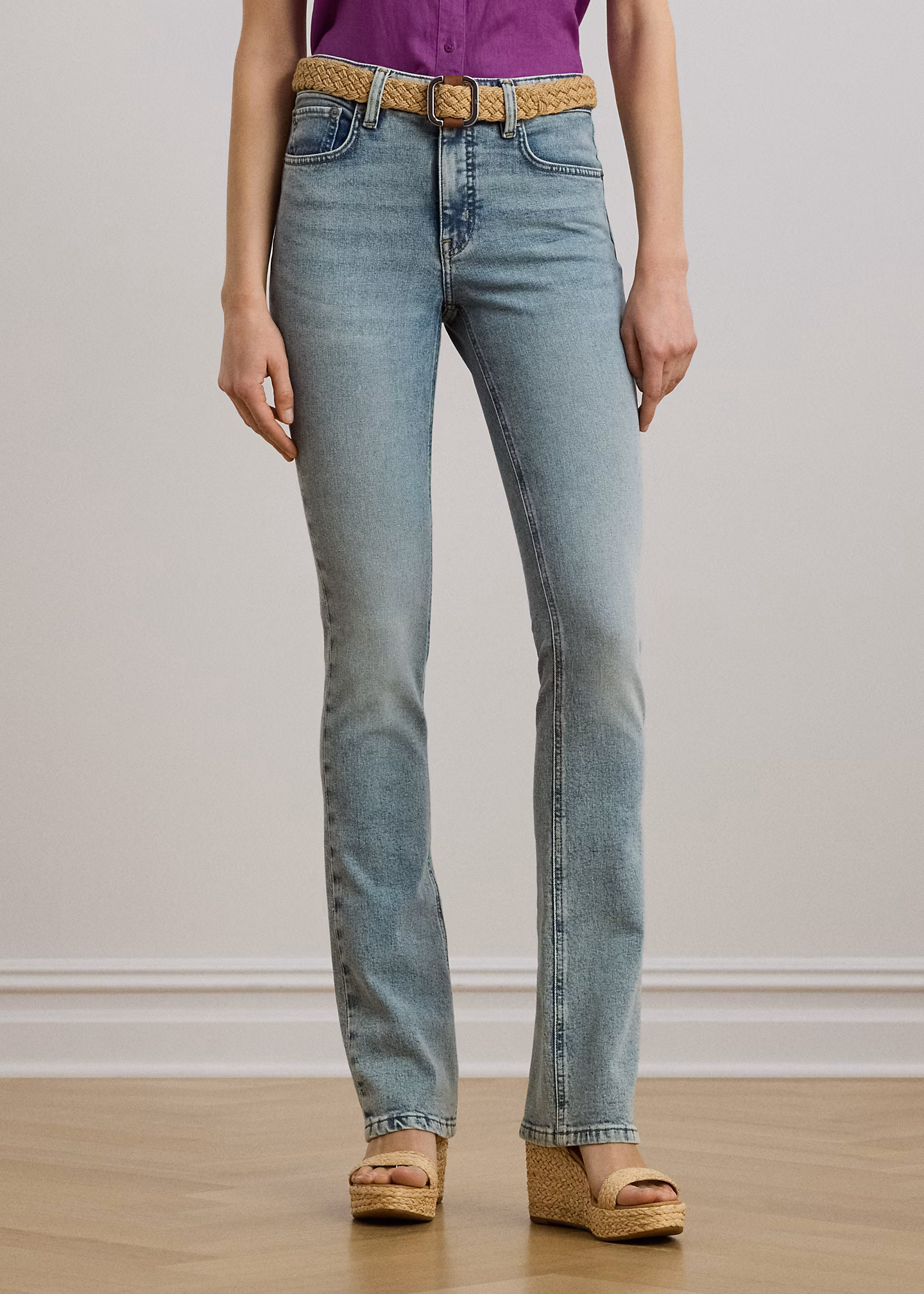Bootcut-Jeans mit hoher Leibhöhe - RALPH LAUREN OUTLET