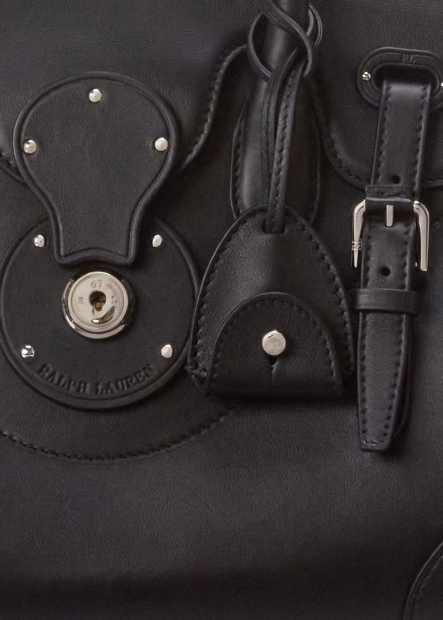 Tasche Soft Ricky 27 aus Kalbsleder - RALPH LAUREN OUTLET