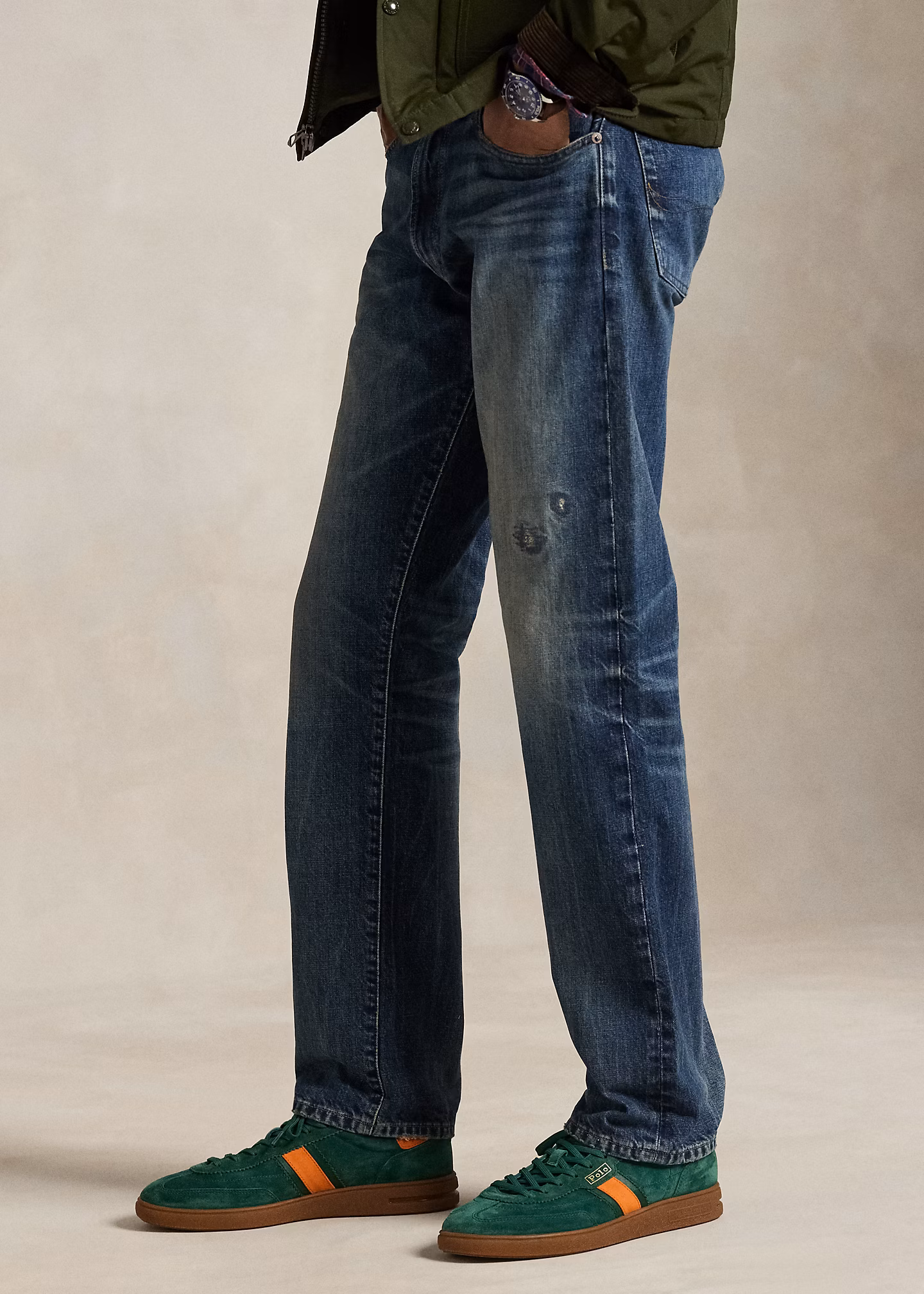 Straight-Fit Jeans Hampton in Used-Optik - RALPH LAUREN OUTLET
