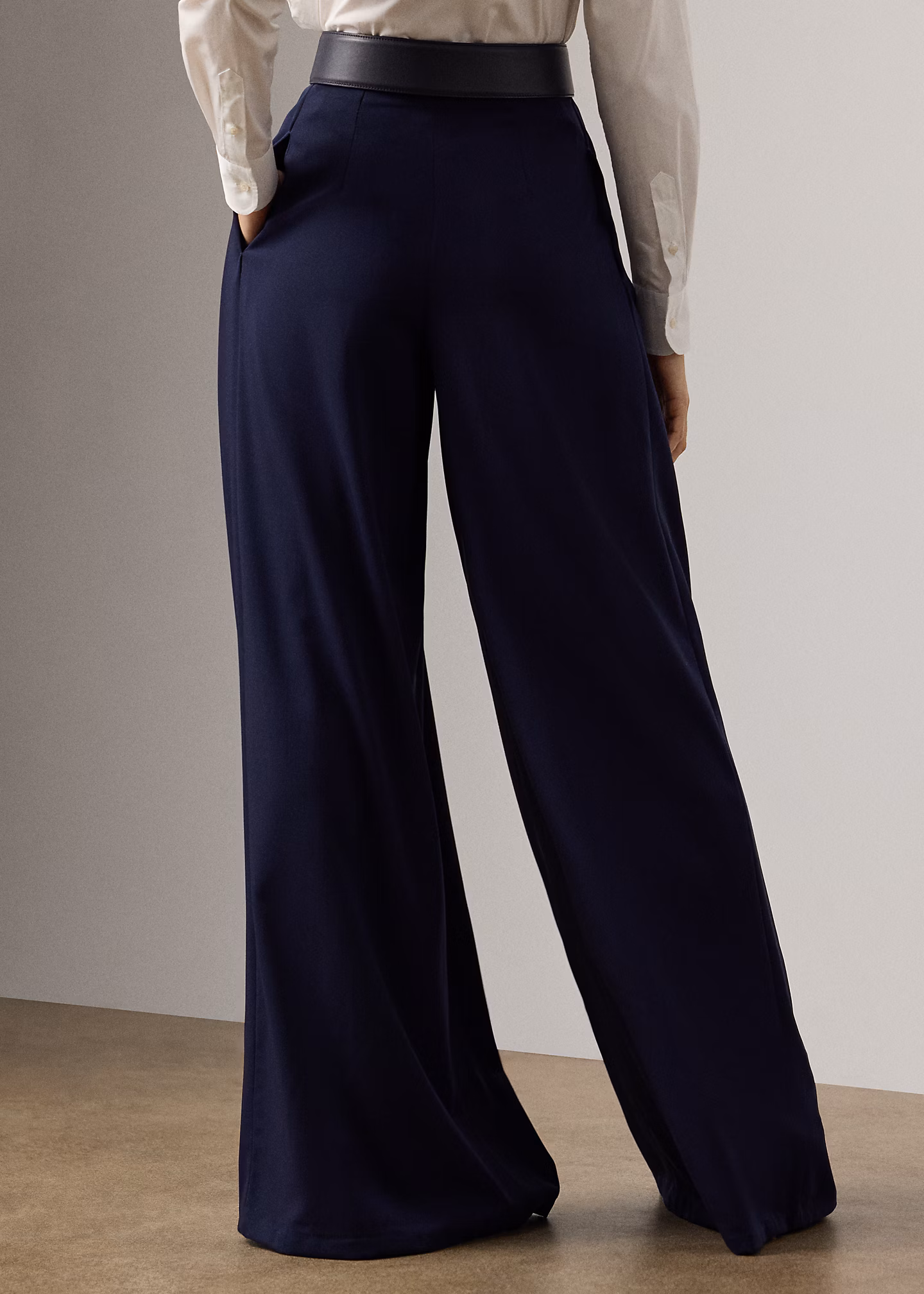 Bundfaltenhose Greer aus Wollgabardine - RALPH LAUREN OUTLET